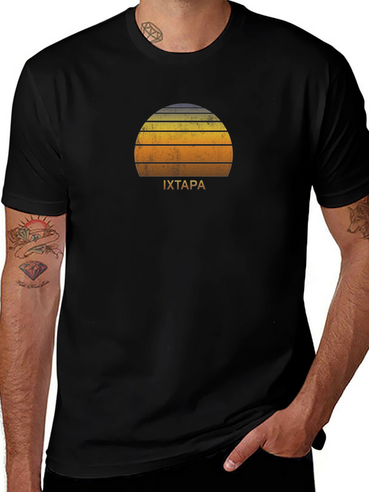 Ixtapa Vintage Sunset Graphic T-Shirt