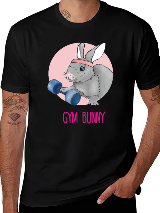 Gym Bunny Graphic T-Shirt
