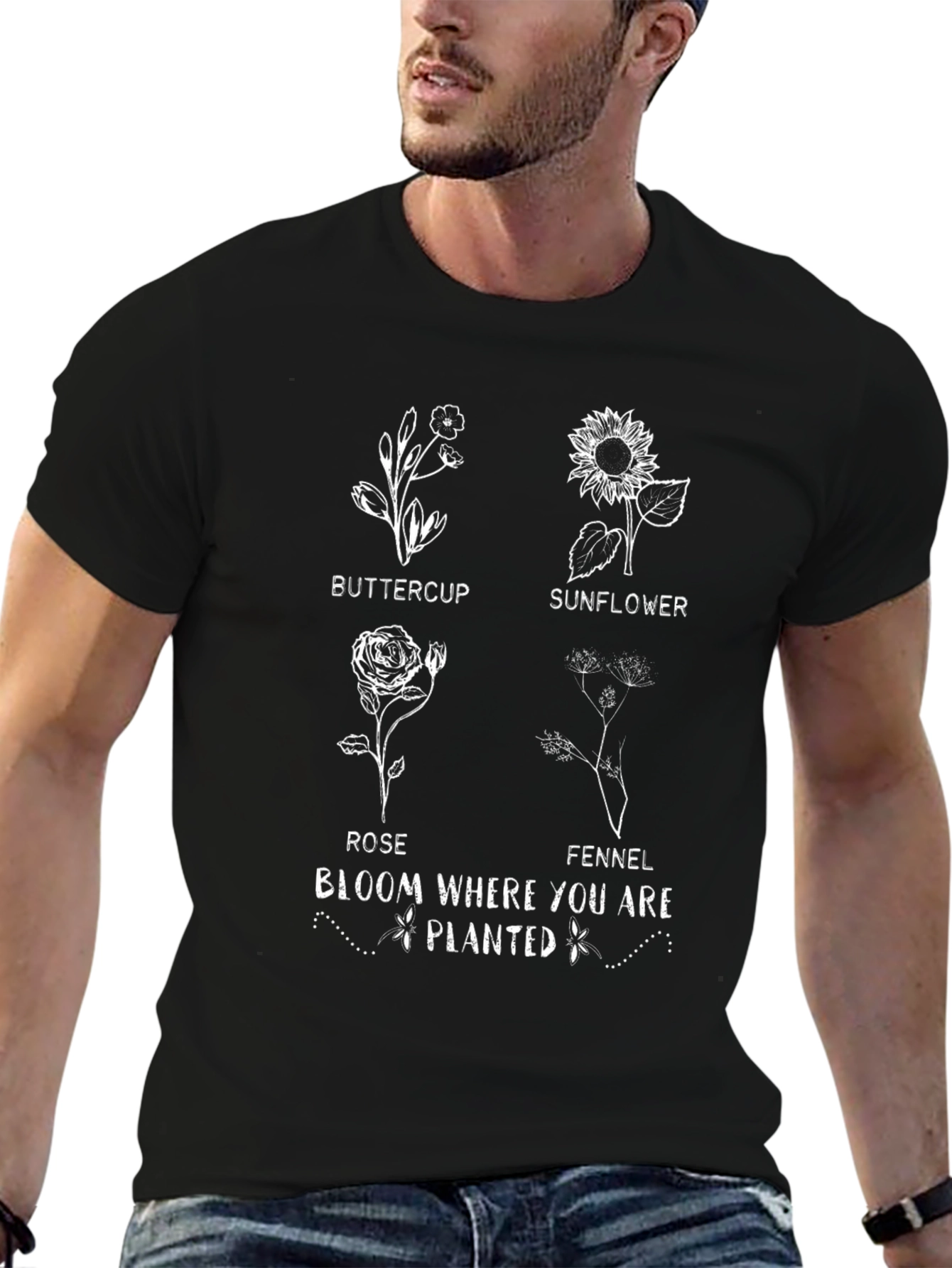 Bloom Where You Are Planted Graphic T-Shirt