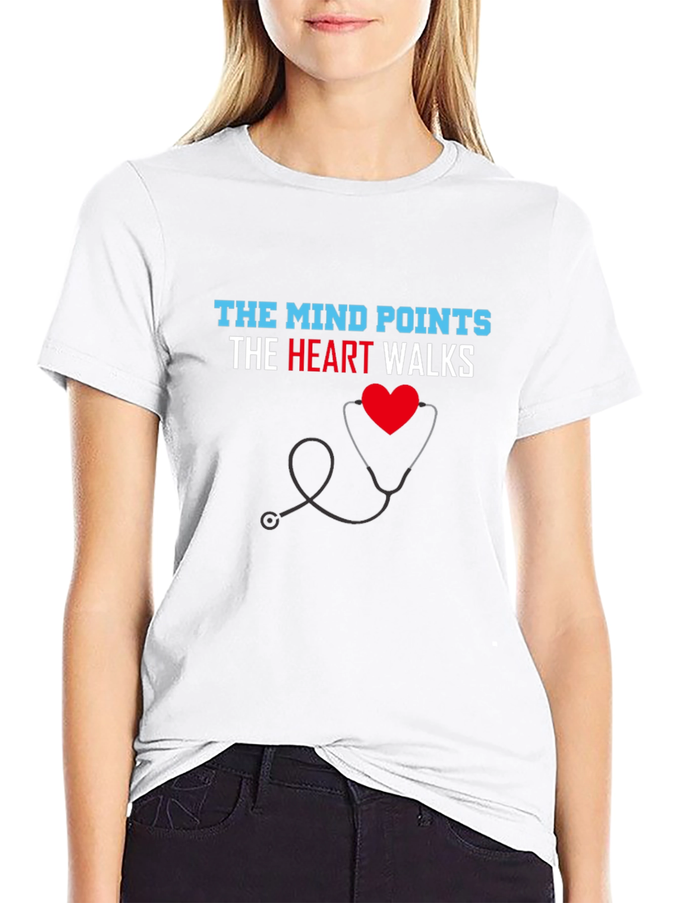 The Mind Points Heart Walks T-Shirt