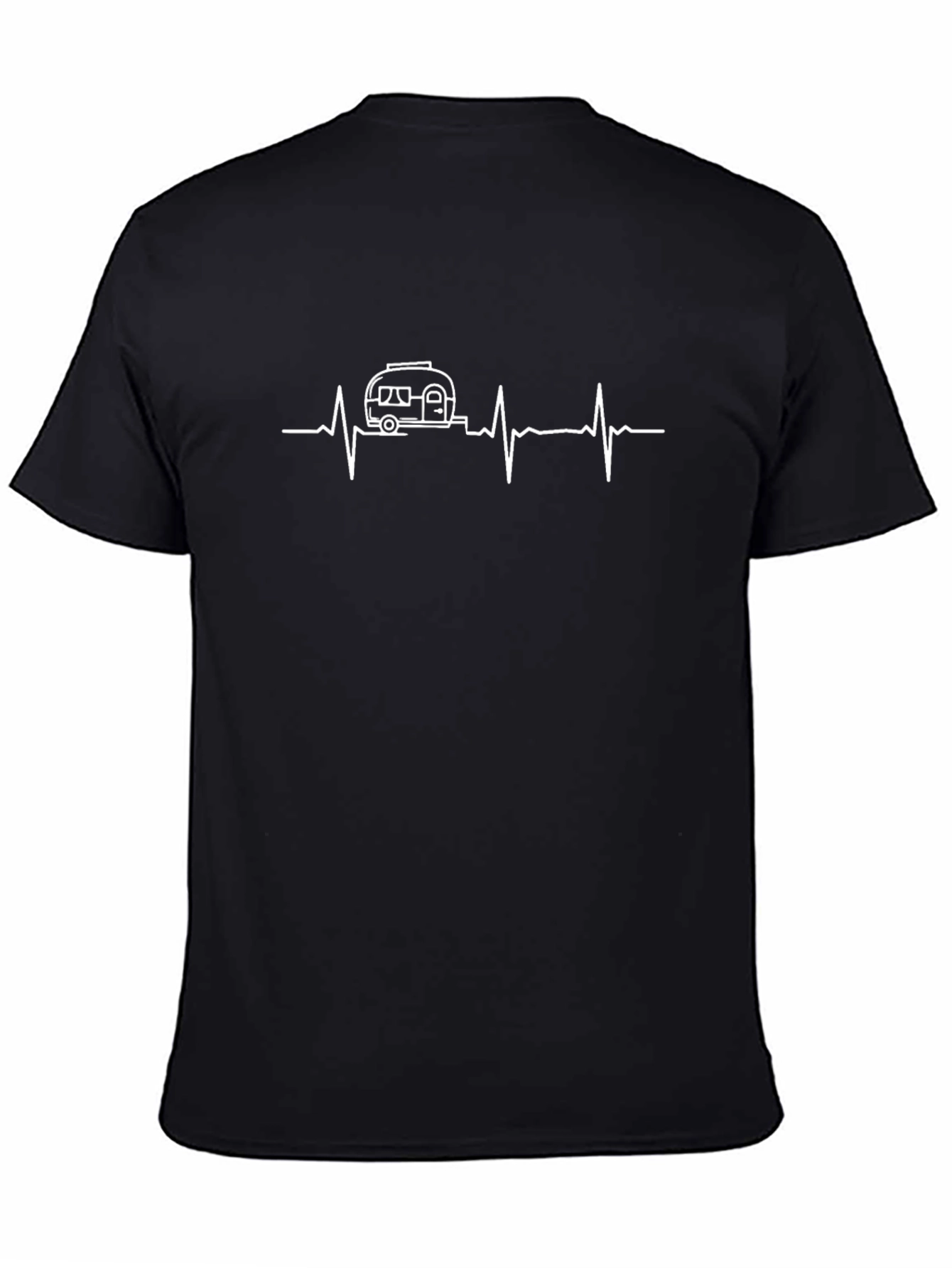 Camper Heartbeat Black T-Shirt