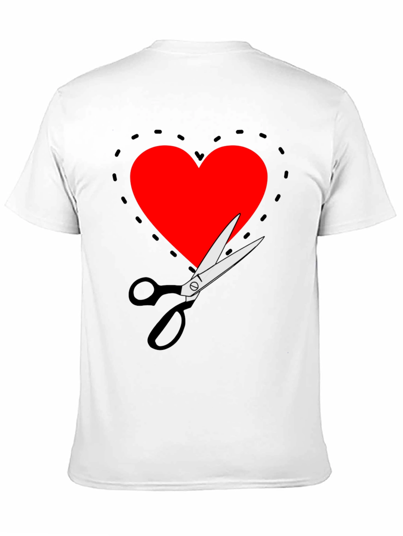 Cut Out Heart Graphic Tee