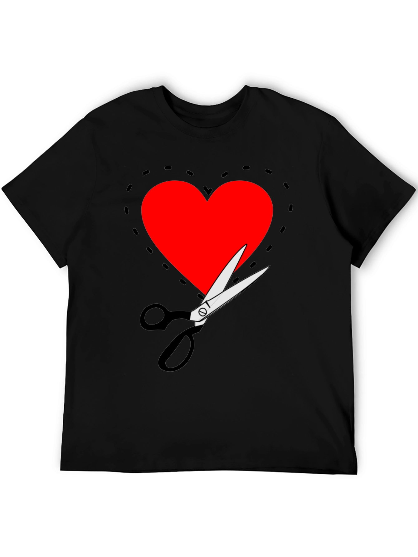 Cut Out Heart Graphic Tee