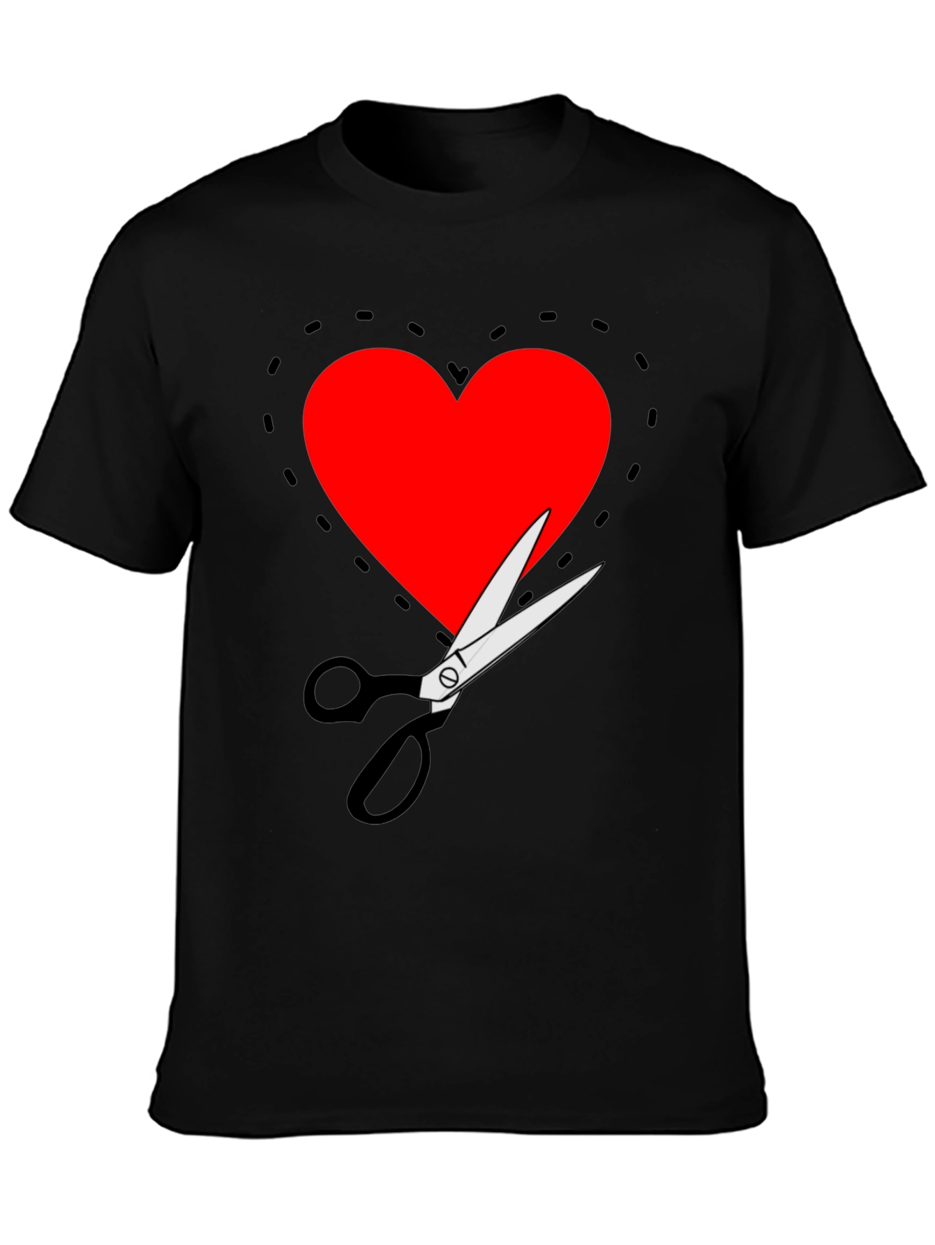 Cut Out Heart Graphic Tee