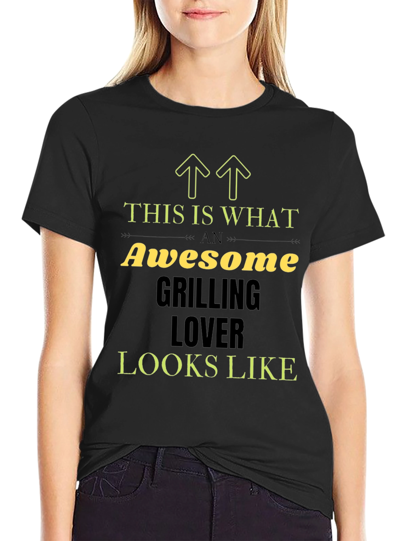 Awesome Grilling Lover T-Shirt Black
