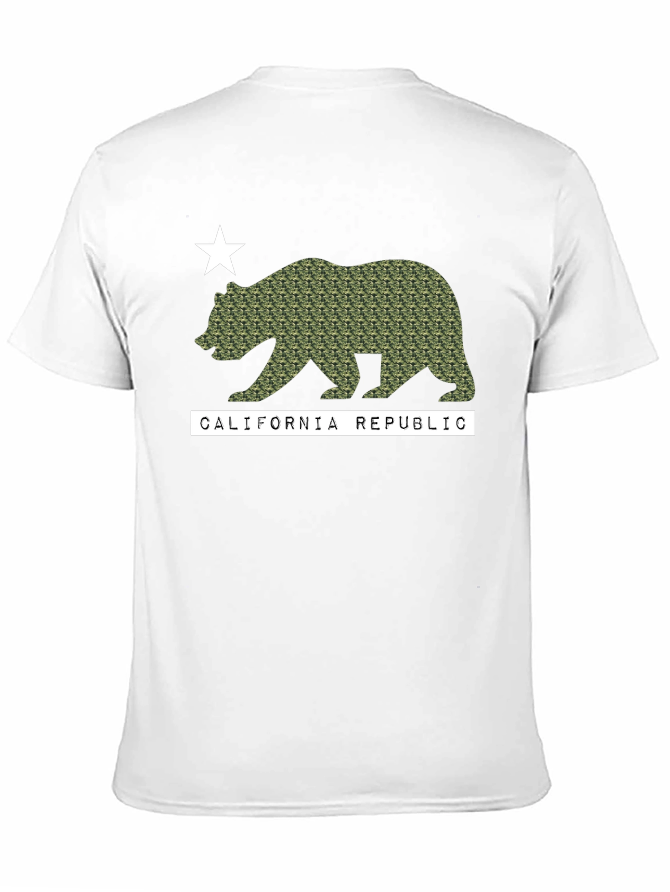 California Republic Camo Bear T-Shirt
