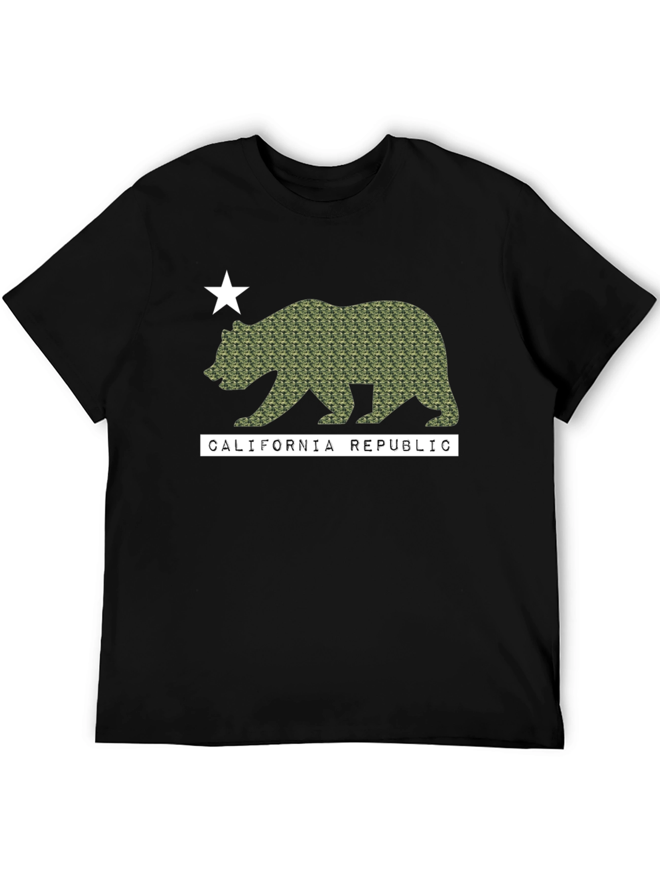 California Republic Camo Bear T-Shirt