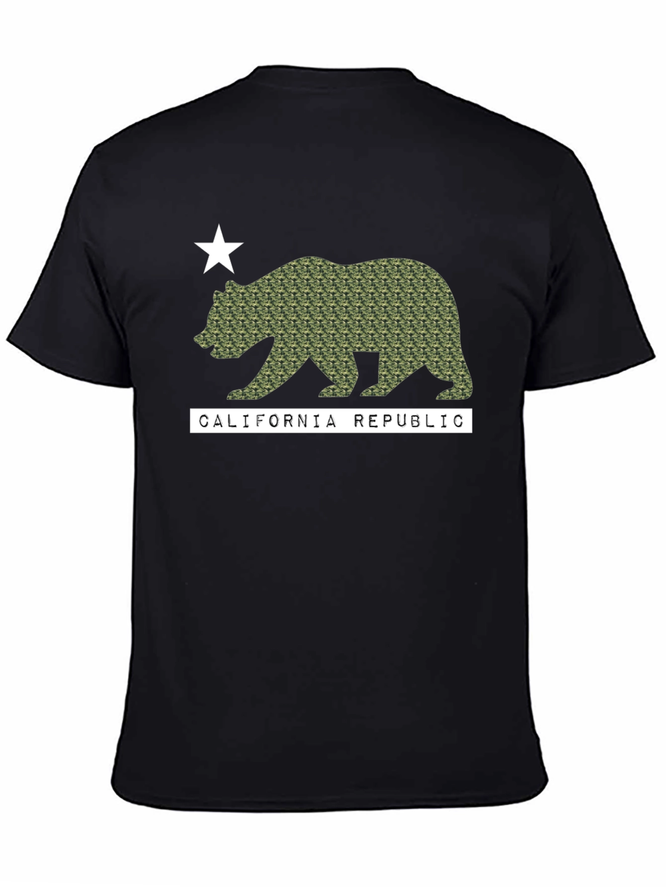 California Republic Camo Bear T-Shirt