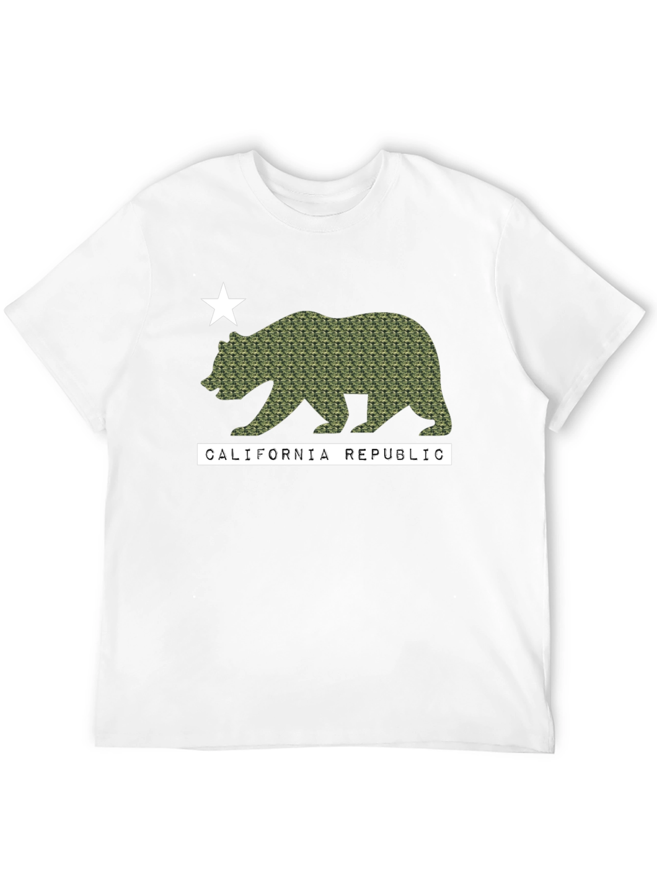 California Republic Camo Bear T-Shirt