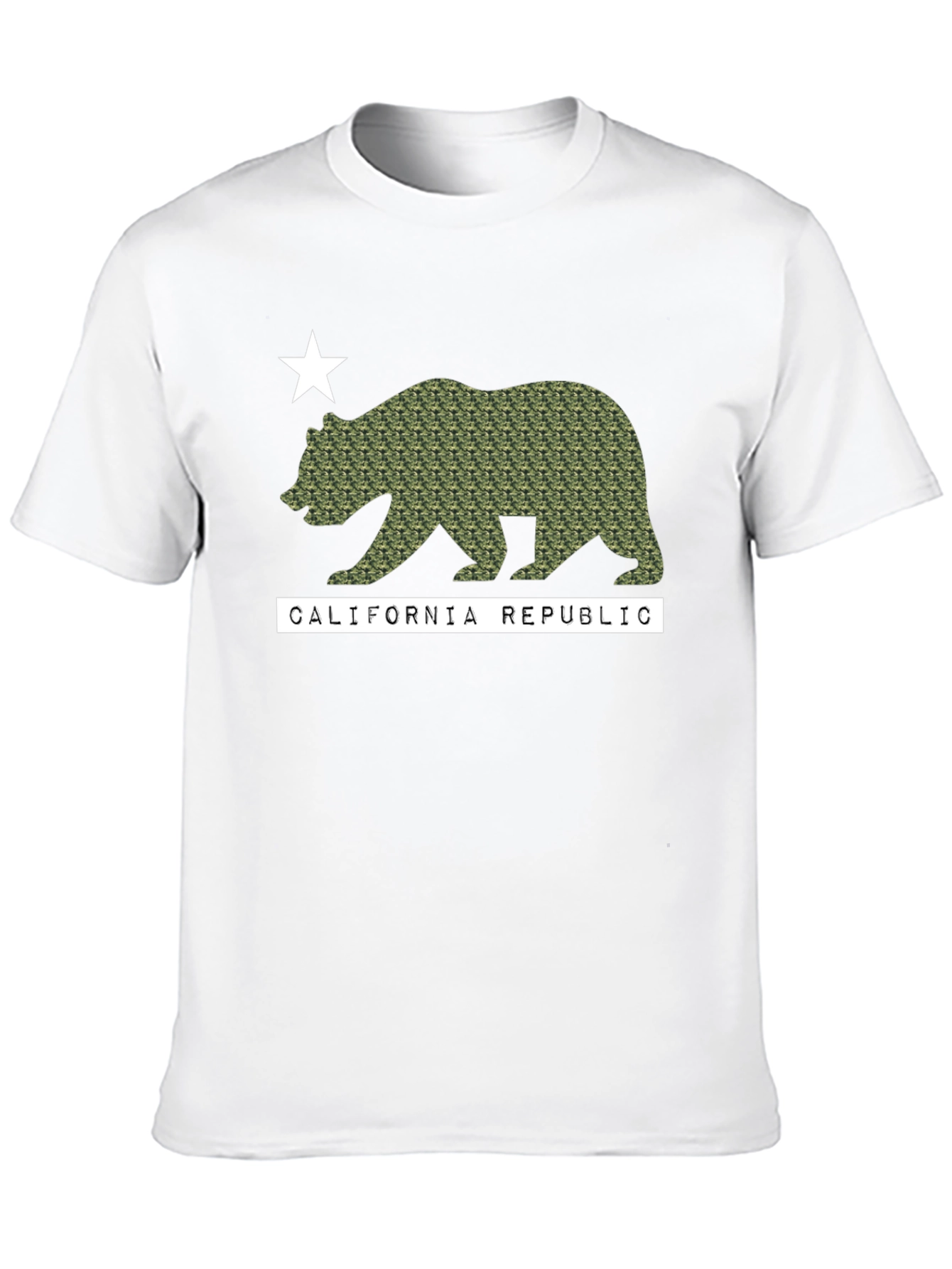 California Republic Camo Bear T-Shirt