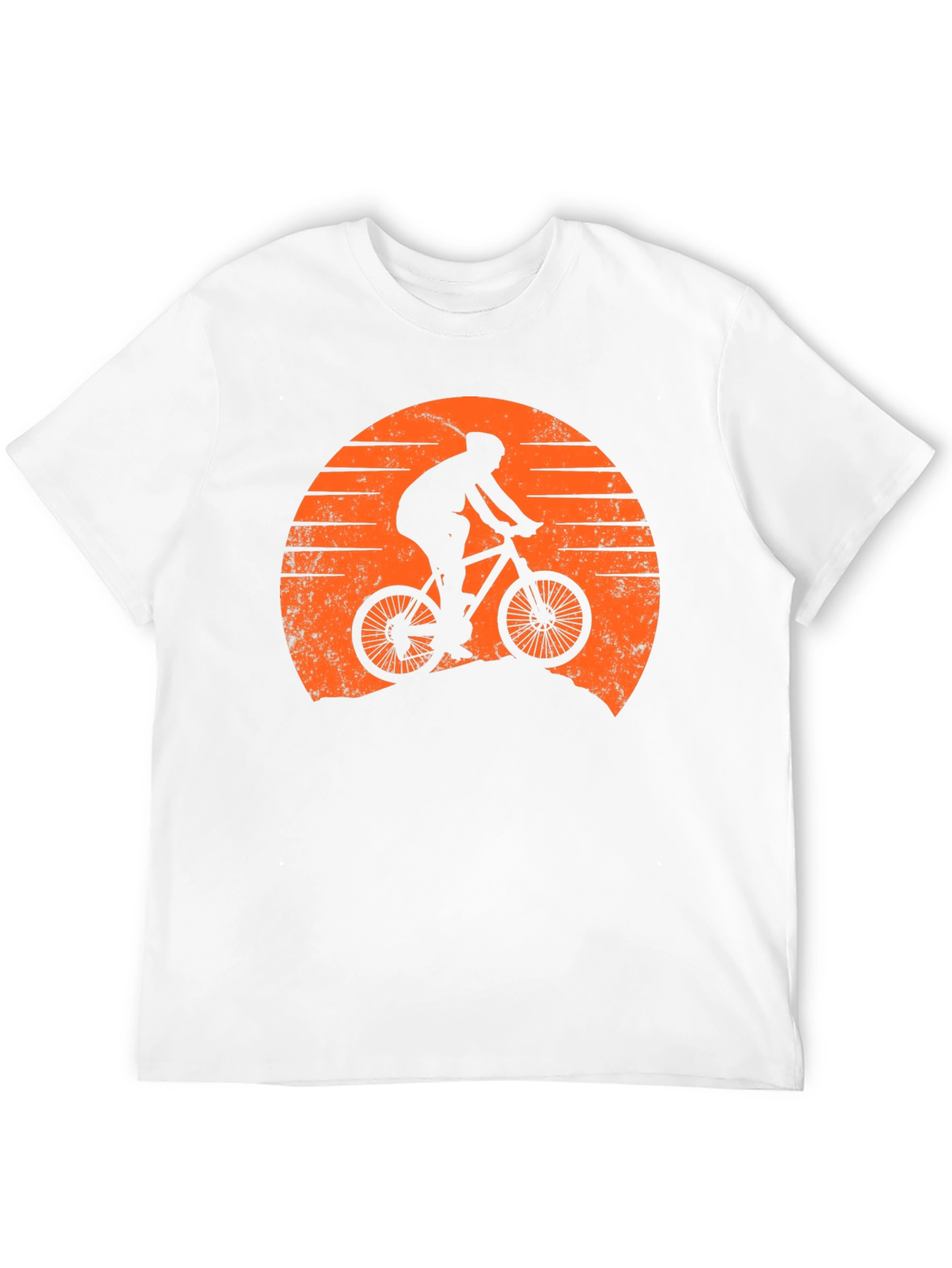 Mountain Biker Sunset Graphic Tee