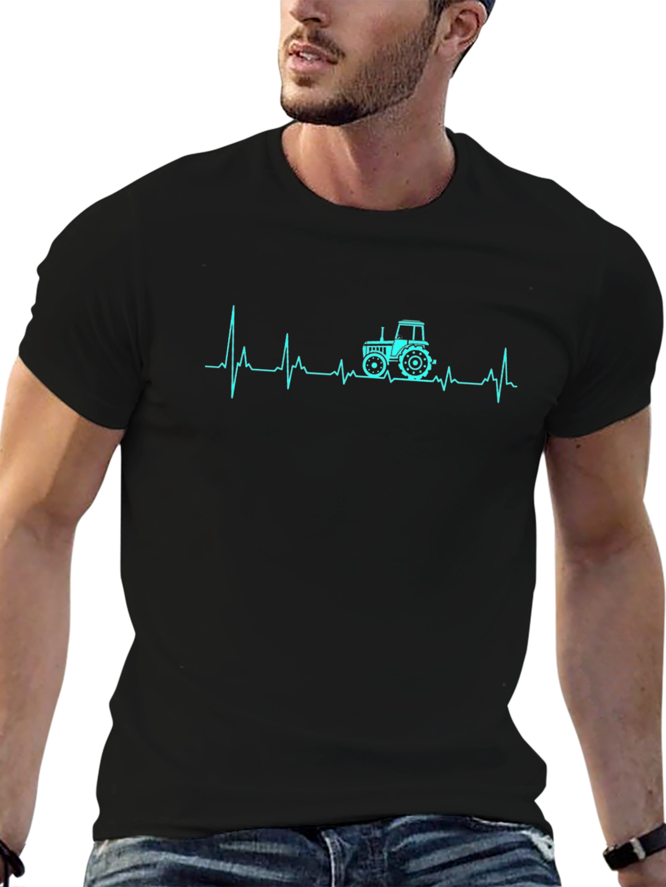 Tractor Heartbeat T-Shirt - Farmers Passion