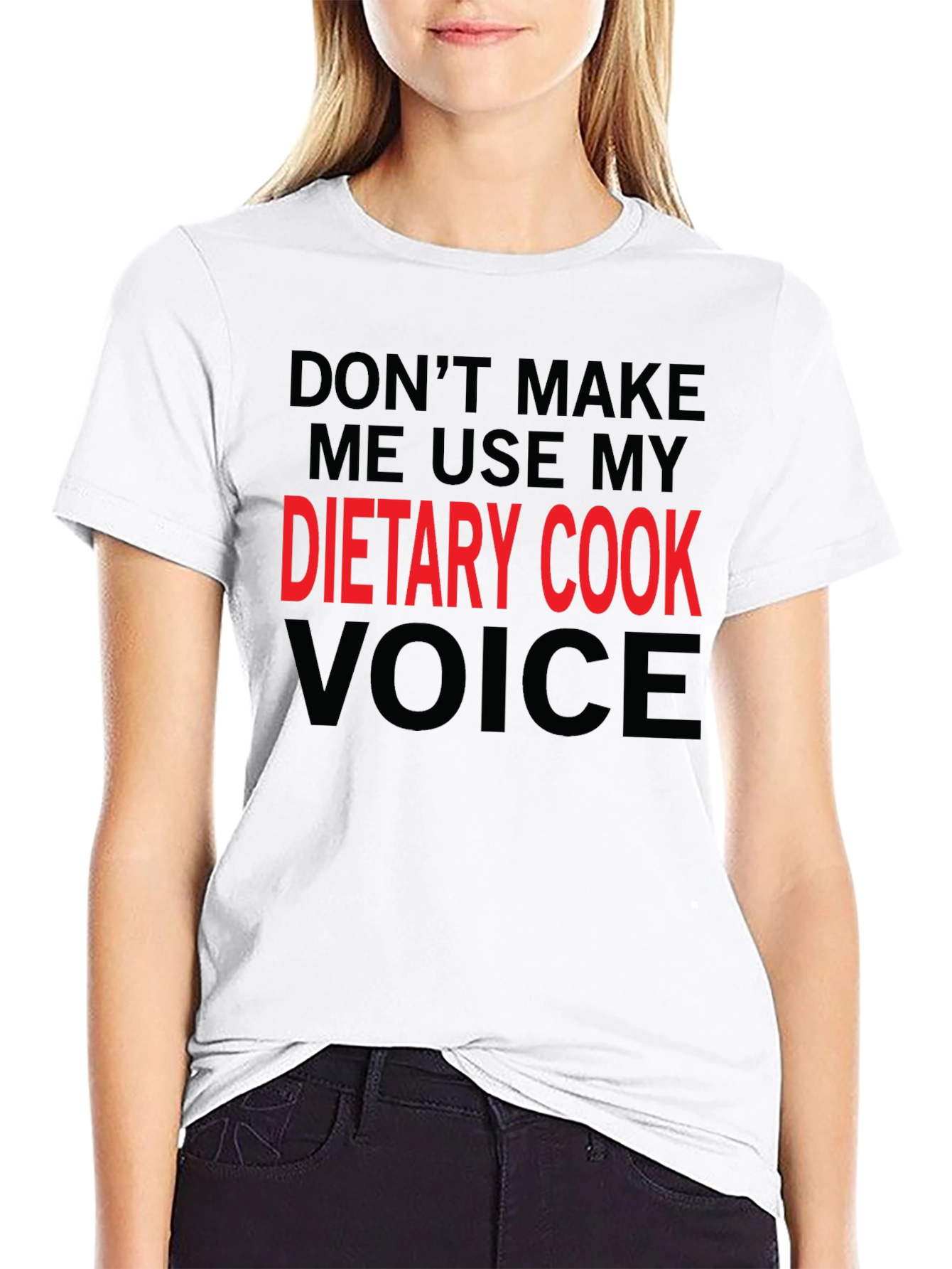 Dietary Cook Voice T-Shirt Funny Cook Gift Tee