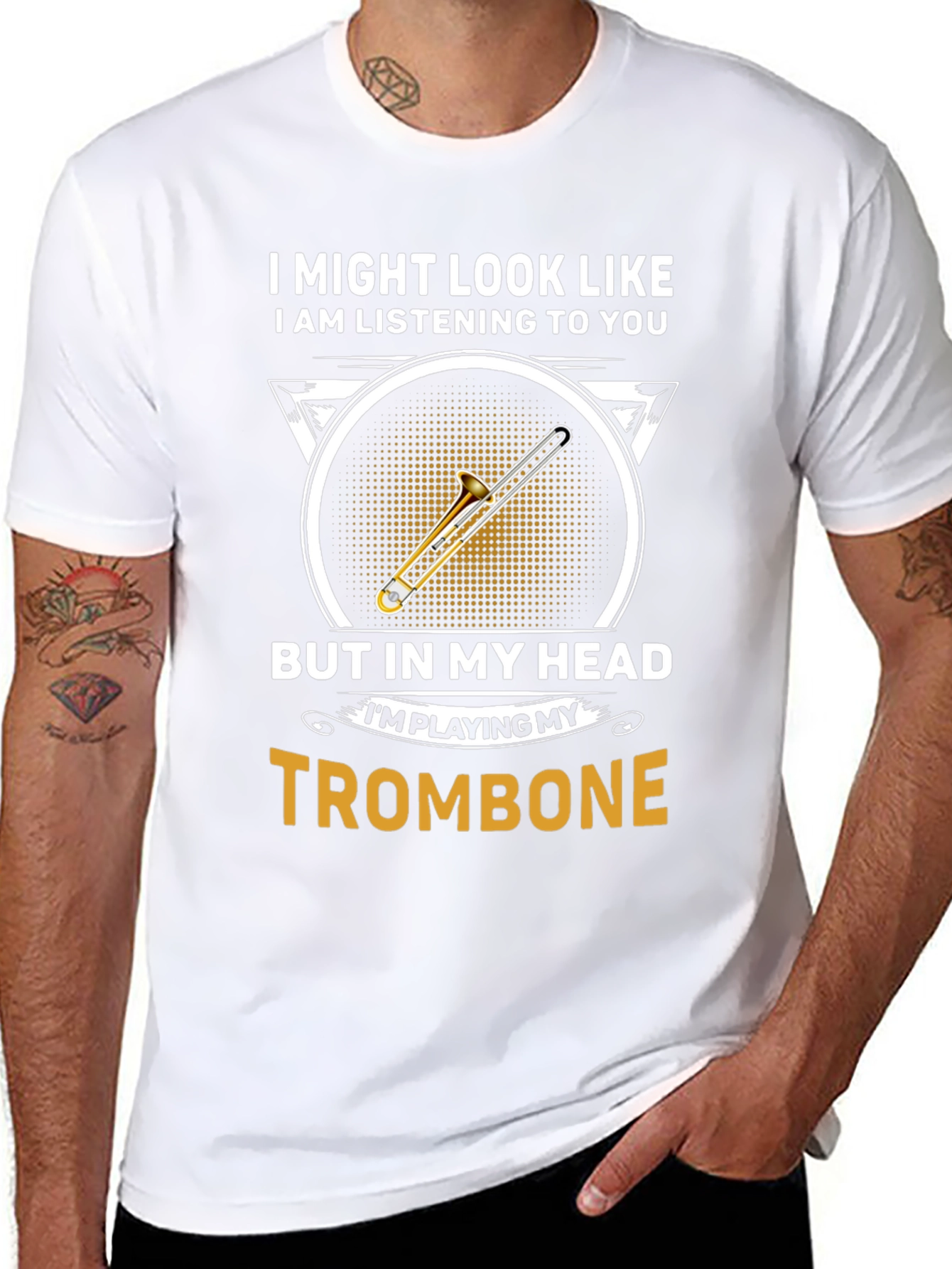 Trombone Player T-Shirt - Funny Music Gift