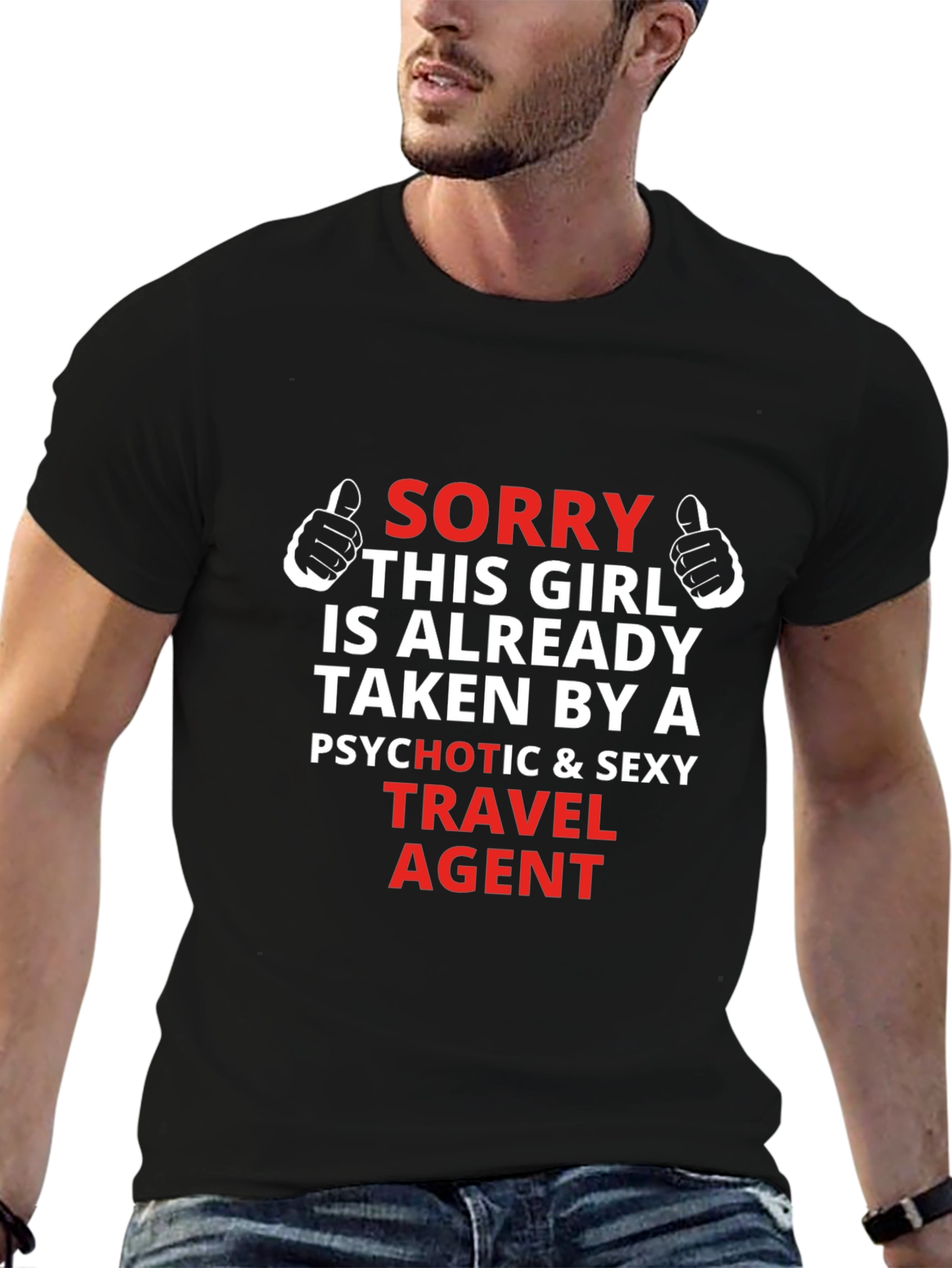 Travel Agent Graphic T-Shirt - Sorry Girl Taken