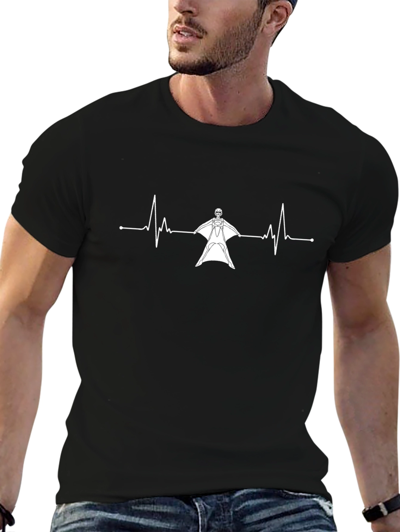 Wingsuit Heartbeat T-Shirt - Skydiving Apparel