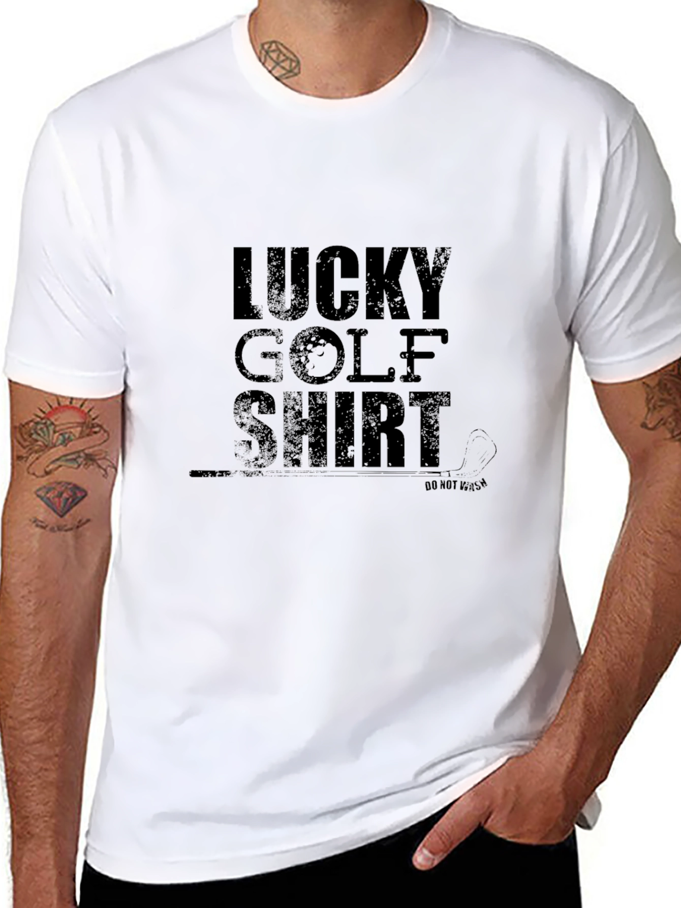 Lucky Golf Shirt - Mens Graphic Tee