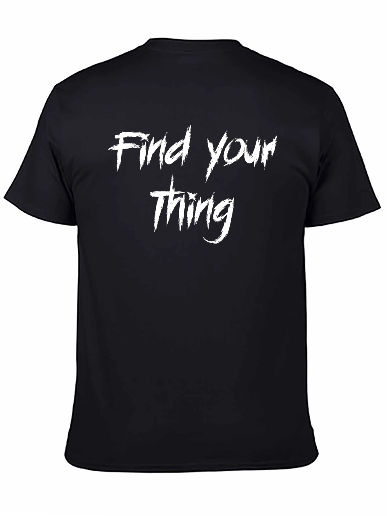 Find Your Thing Black Graphic Tee