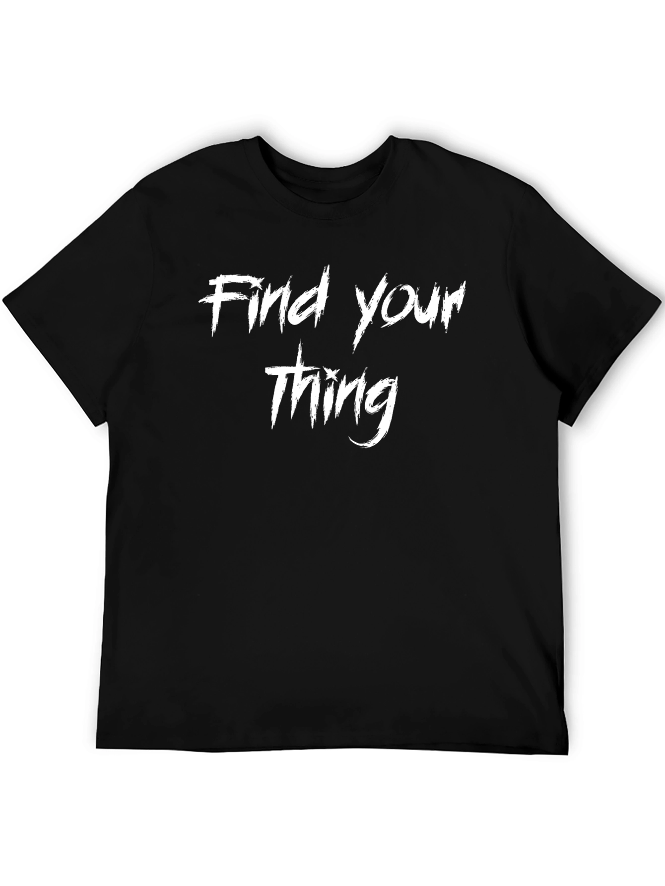 Find Your Thing Black Graphic Tee