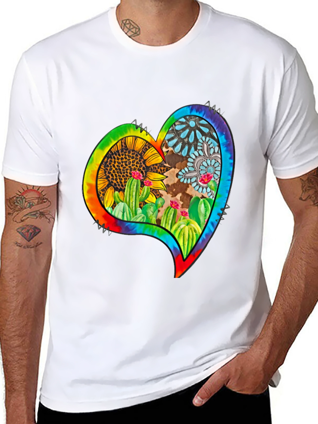 Cactus Heart Graphic Tee