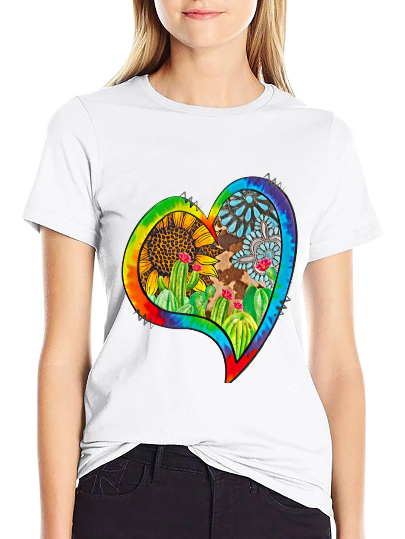 Cactus Heart Graphic Tee