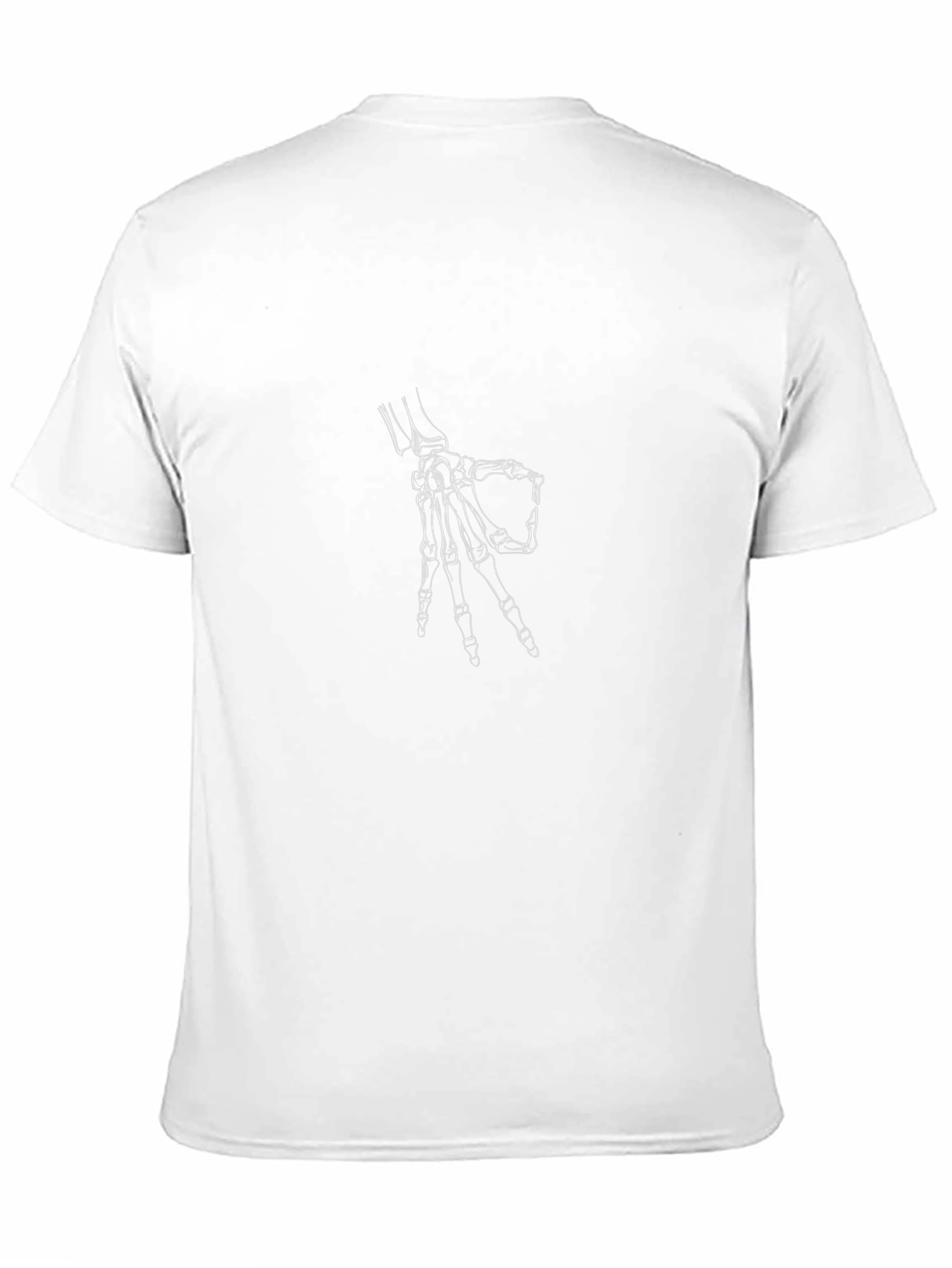 Skeleton Hand Graphic Tee - Black
