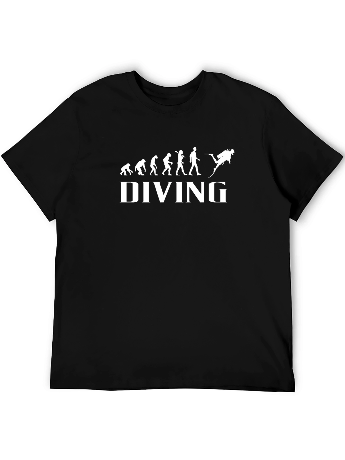Diving Evolution T-Shirt - Scuba Diver Tee