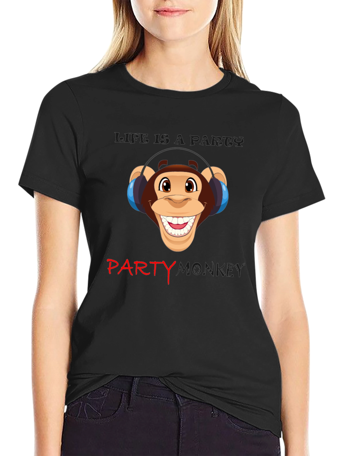 Party Monkey Graphic Tee