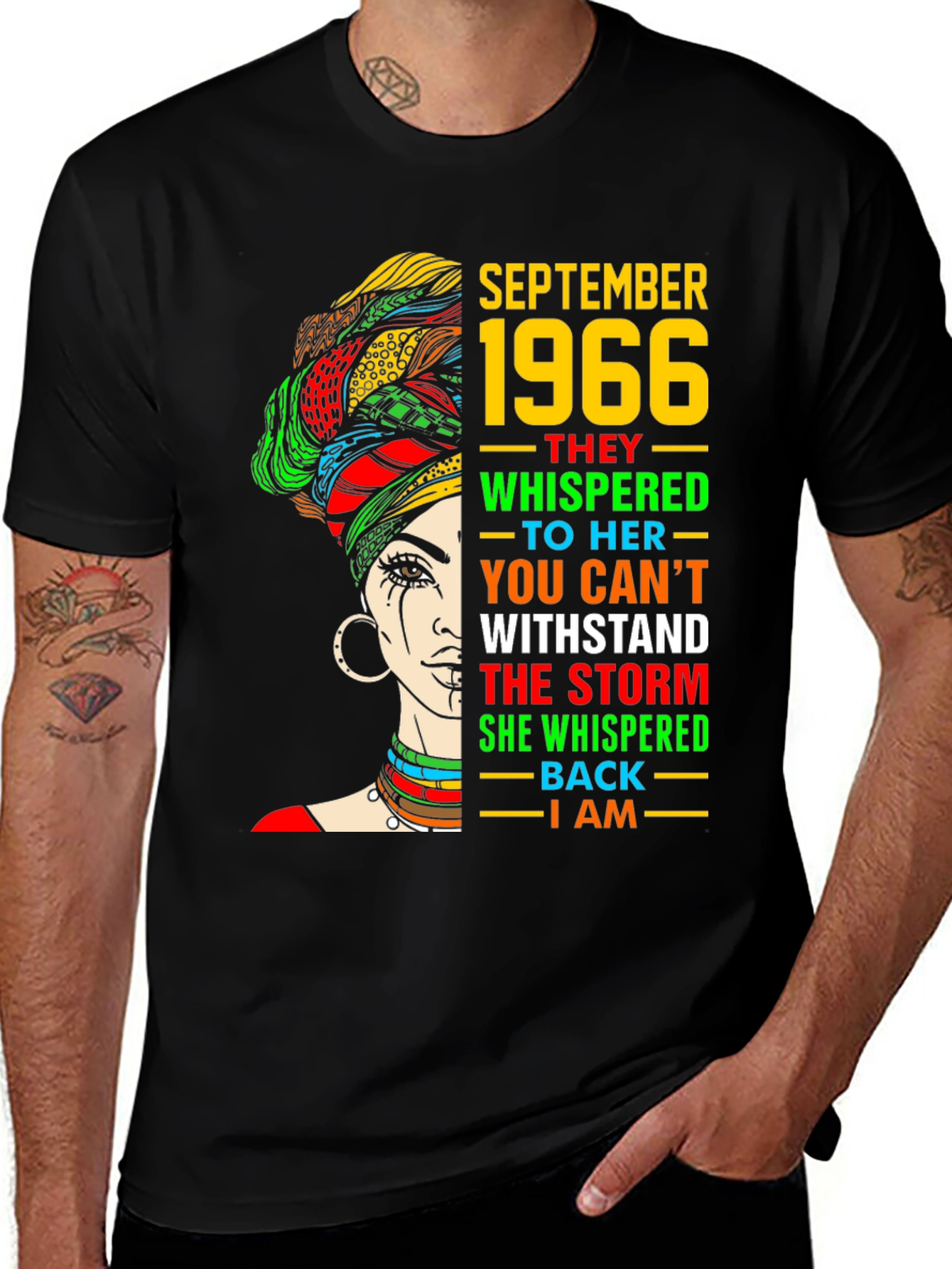 September 1966 Black Woman T-Shirt