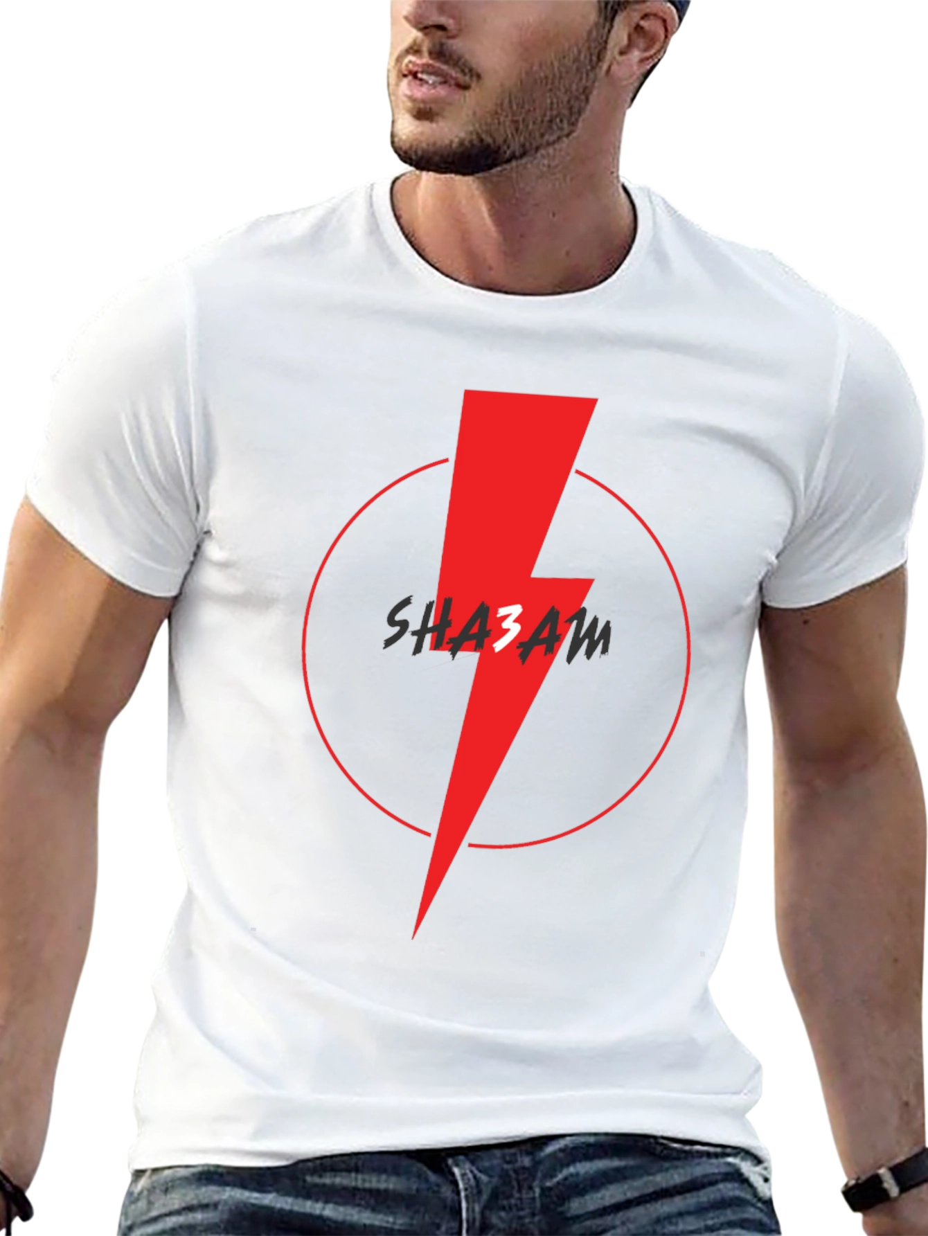 SHAZAM Lightning Bolt Graphic T-Shirt