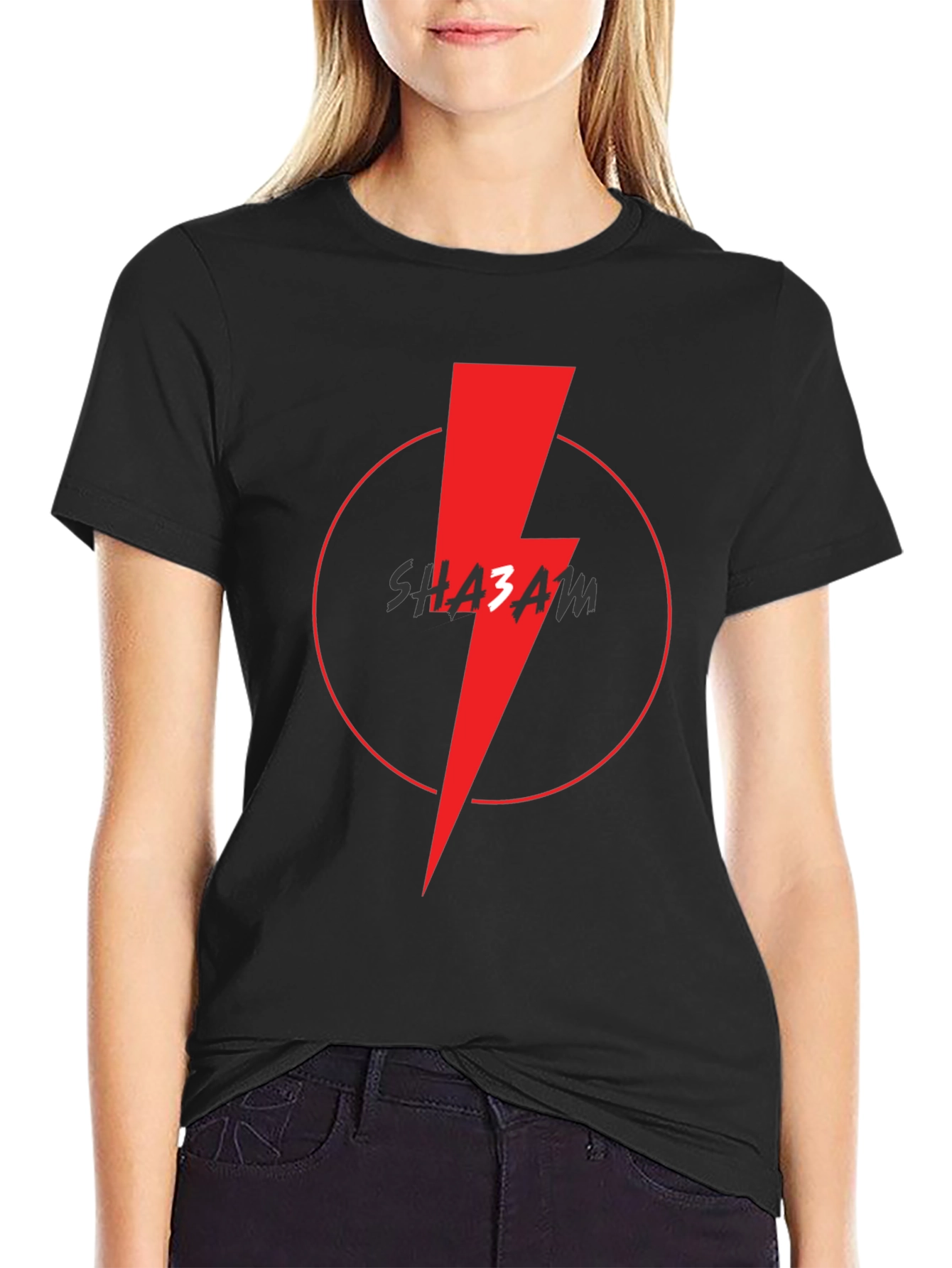 SHAZAM Lightning Bolt Graphic T-Shirt