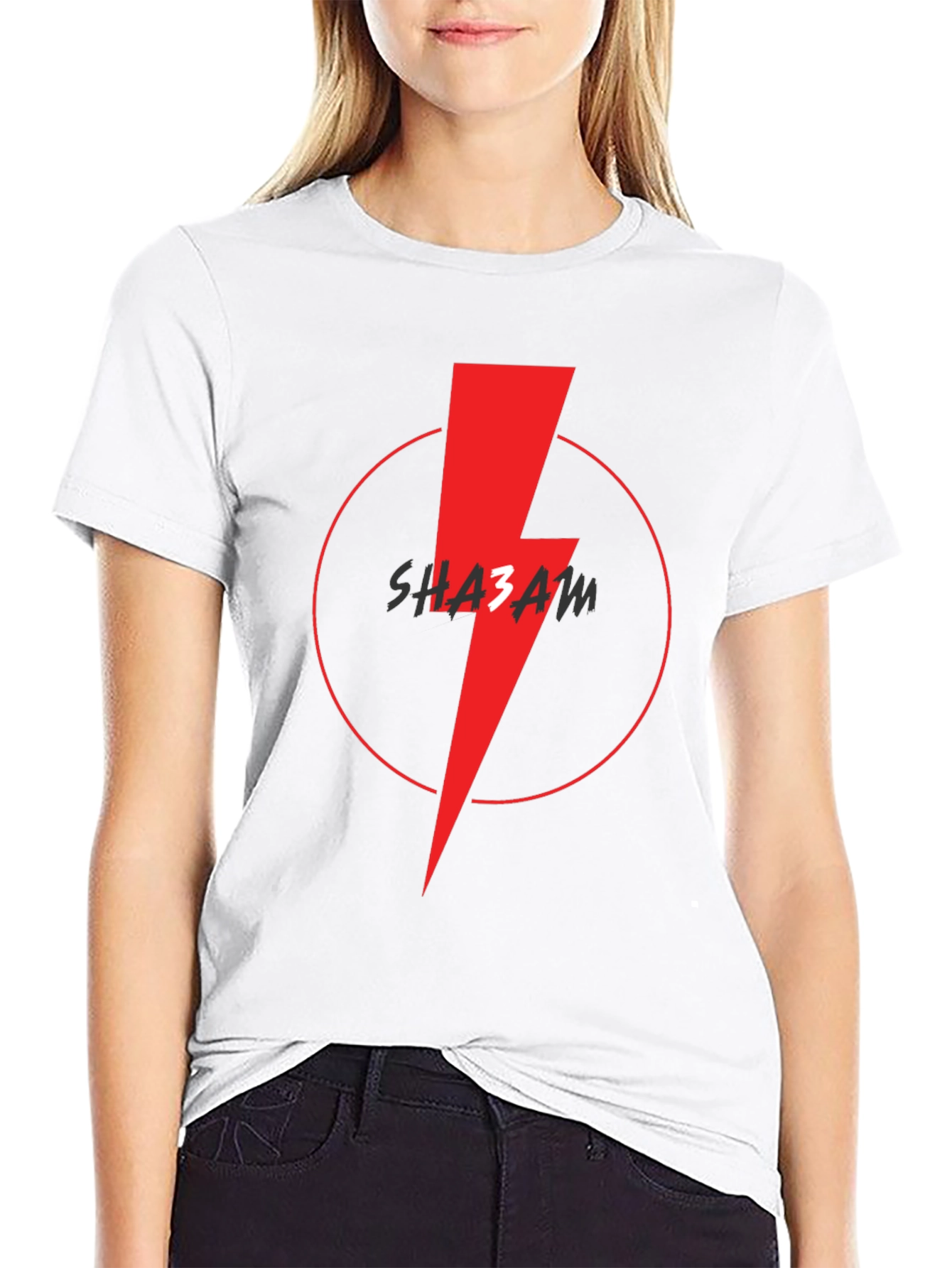 SHAZAM Lightning Bolt Graphic T-Shirt