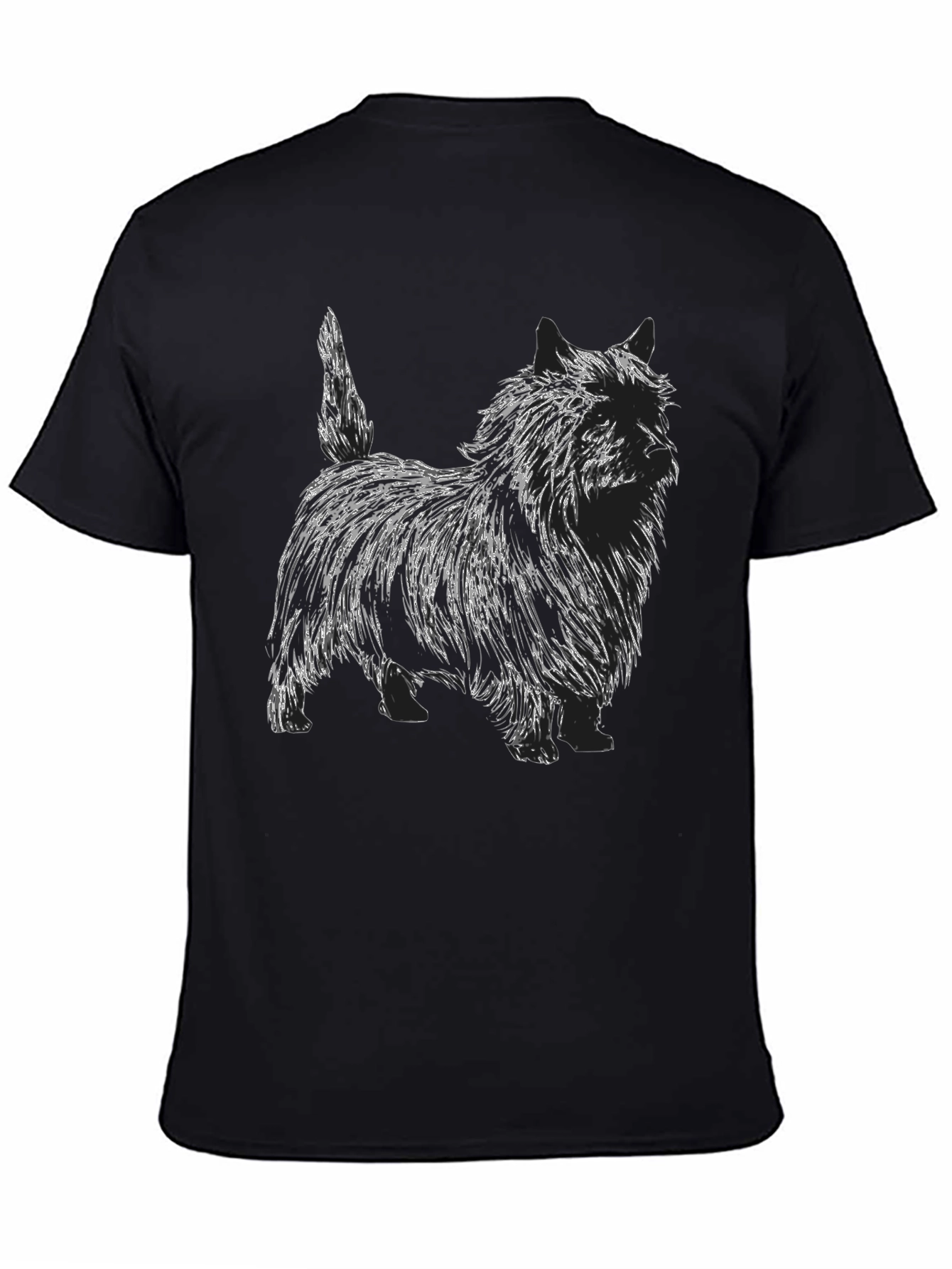 Dog Sketch Graphic T-Shirt - Unisex