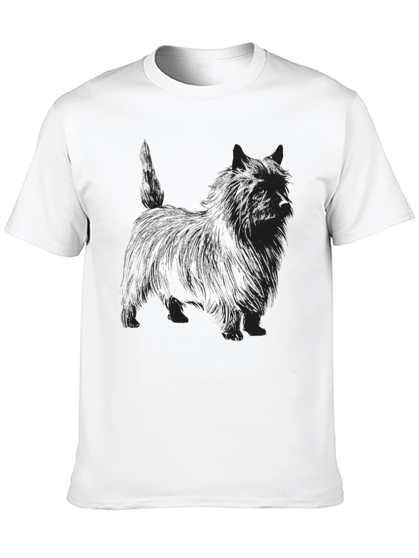 Dog Sketch Graphic T-Shirt - Unisex