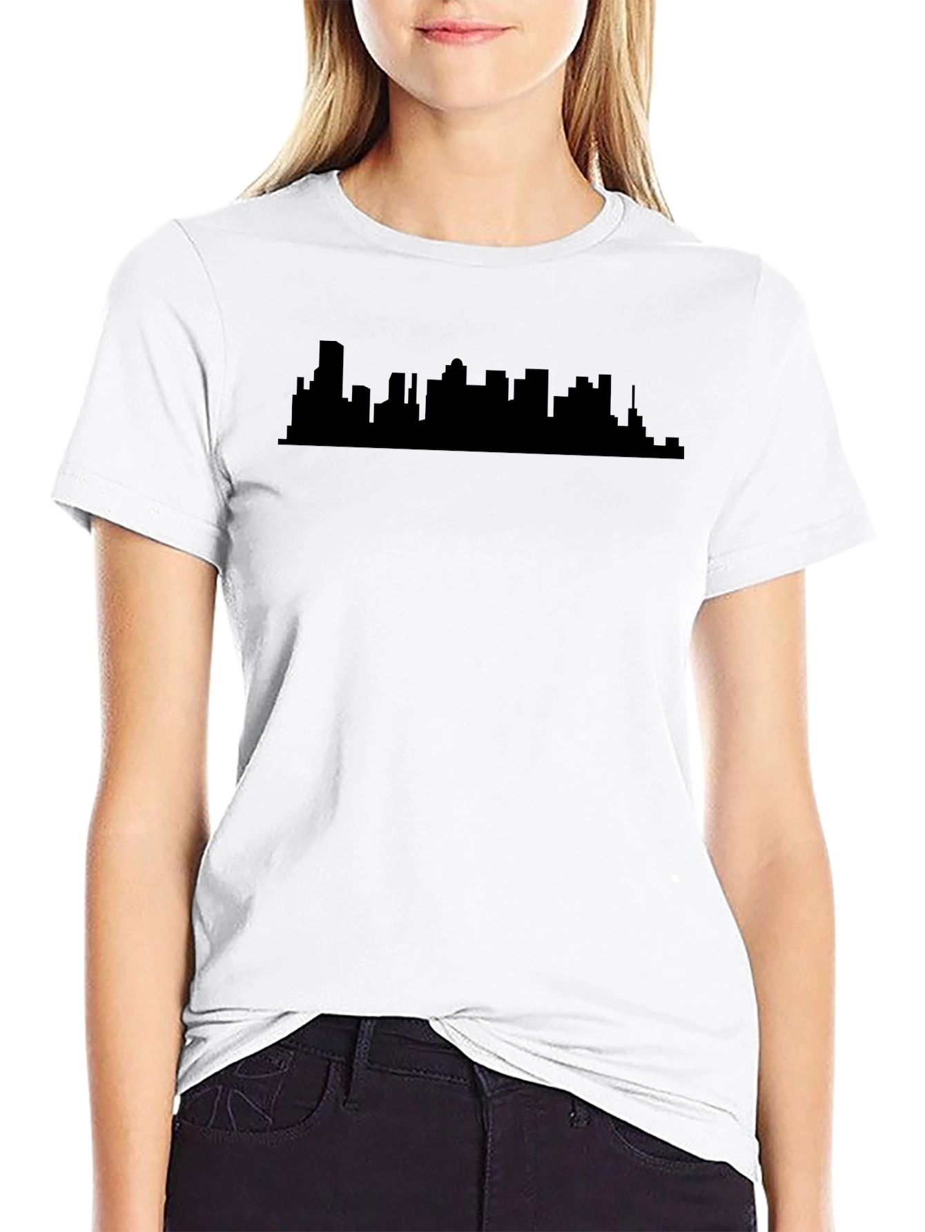 Cityscape Silhouette T-Shirt - Urban Style Tee
