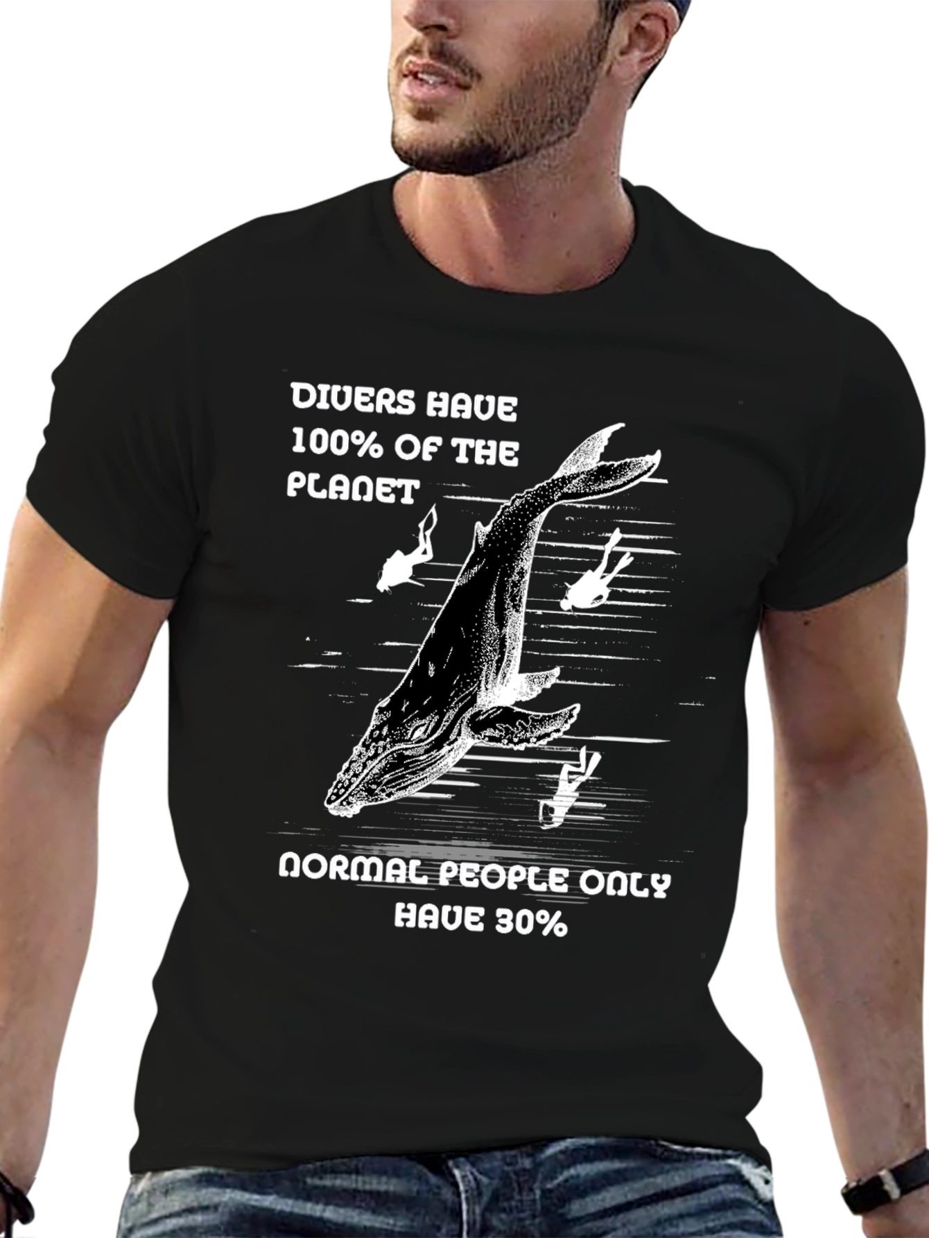 Divers Planet Graphic T-Shirt