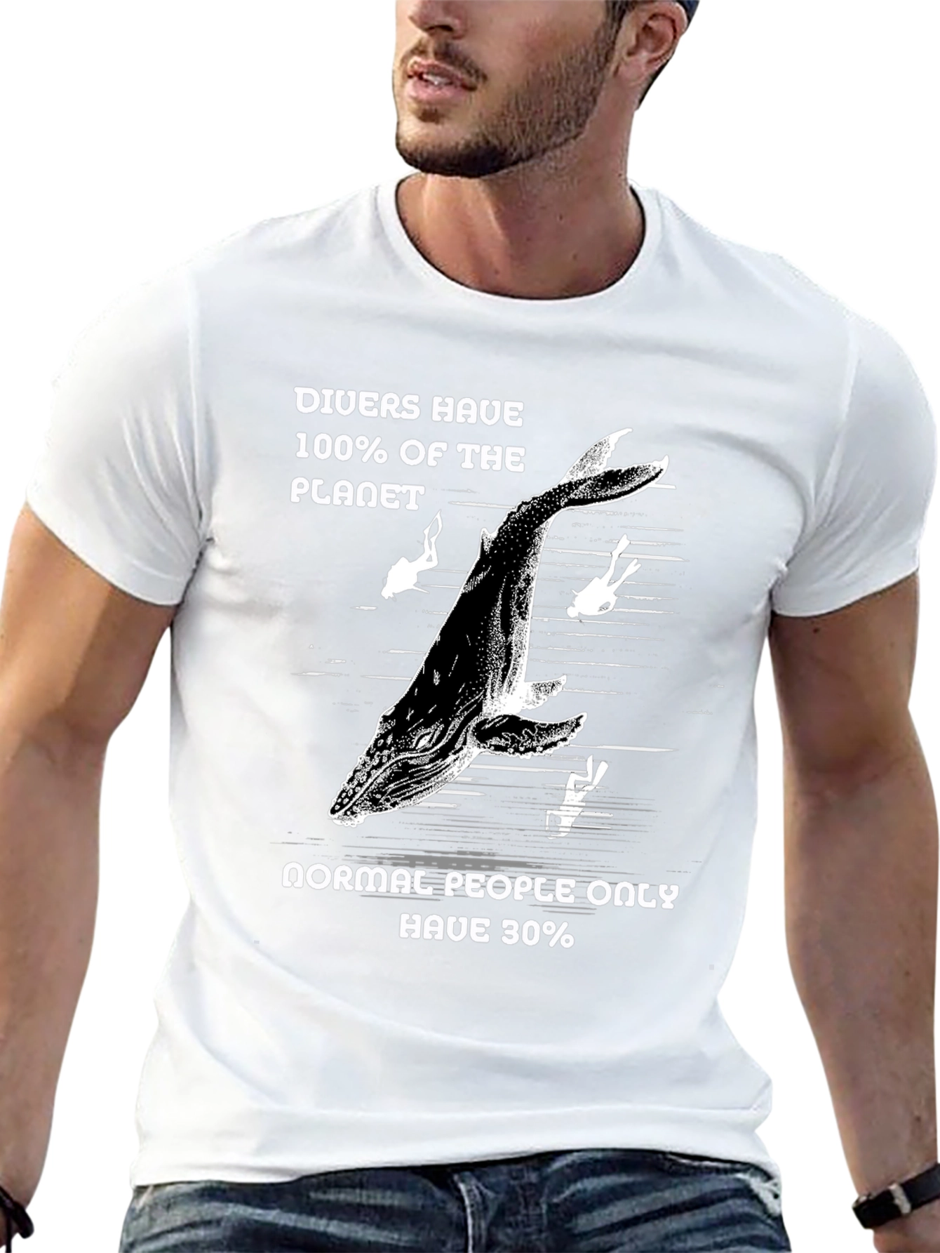 Divers Planet Graphic T-Shirt