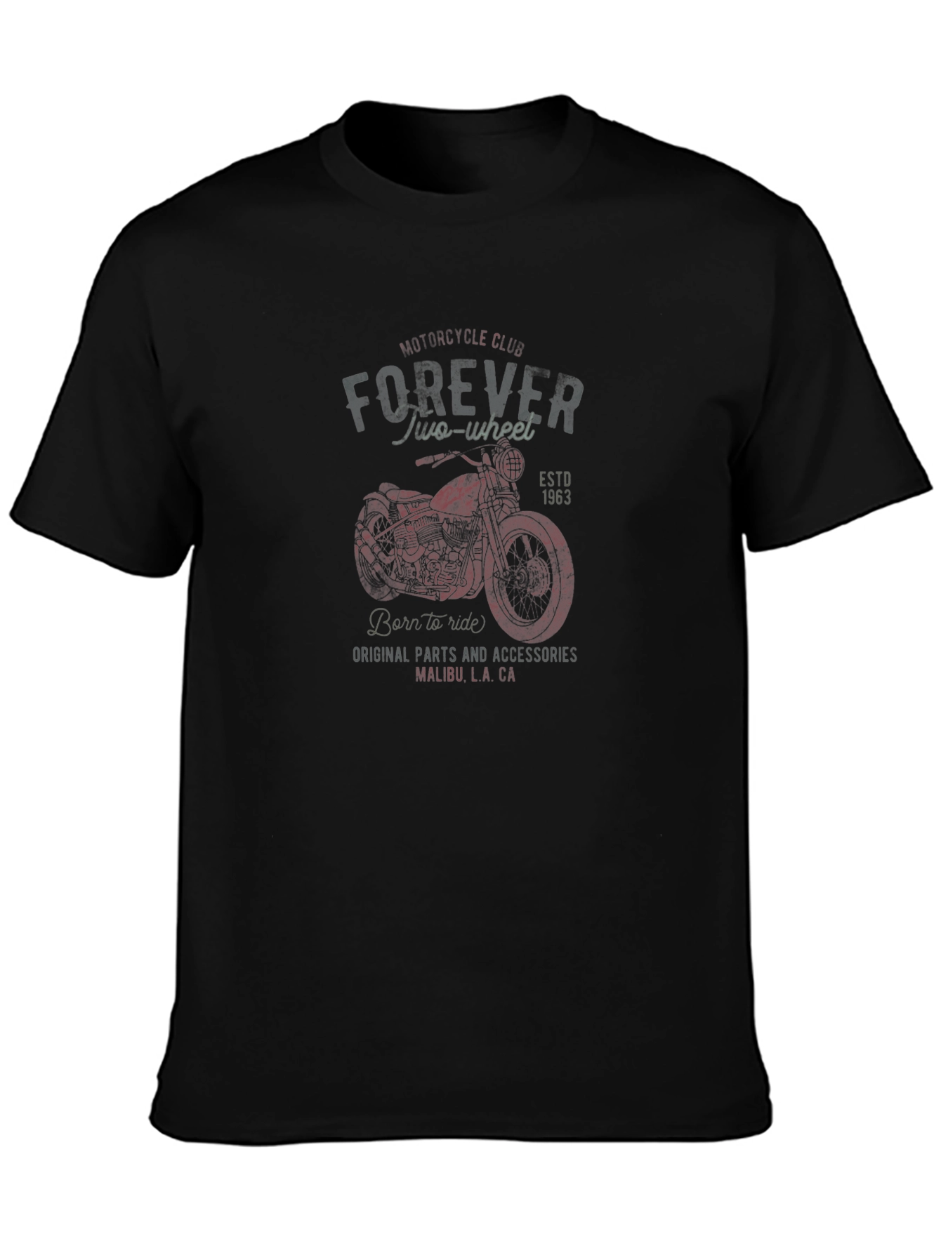 Forever Two-Wheel Motorcycle Club Graphic Tee