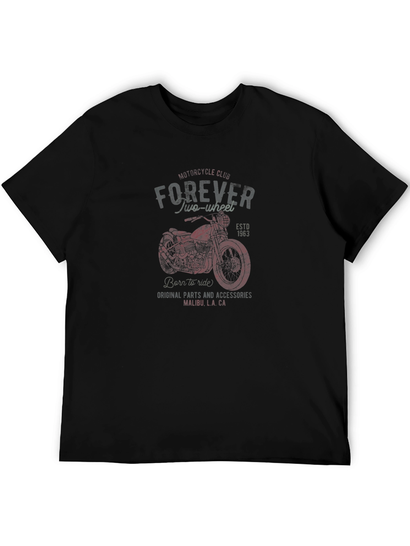 Forever Two-Wheel Motorcycle Club Graphic Tee