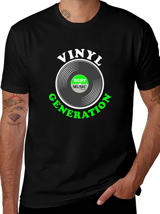 Vinyl Generation Black T-Shirt