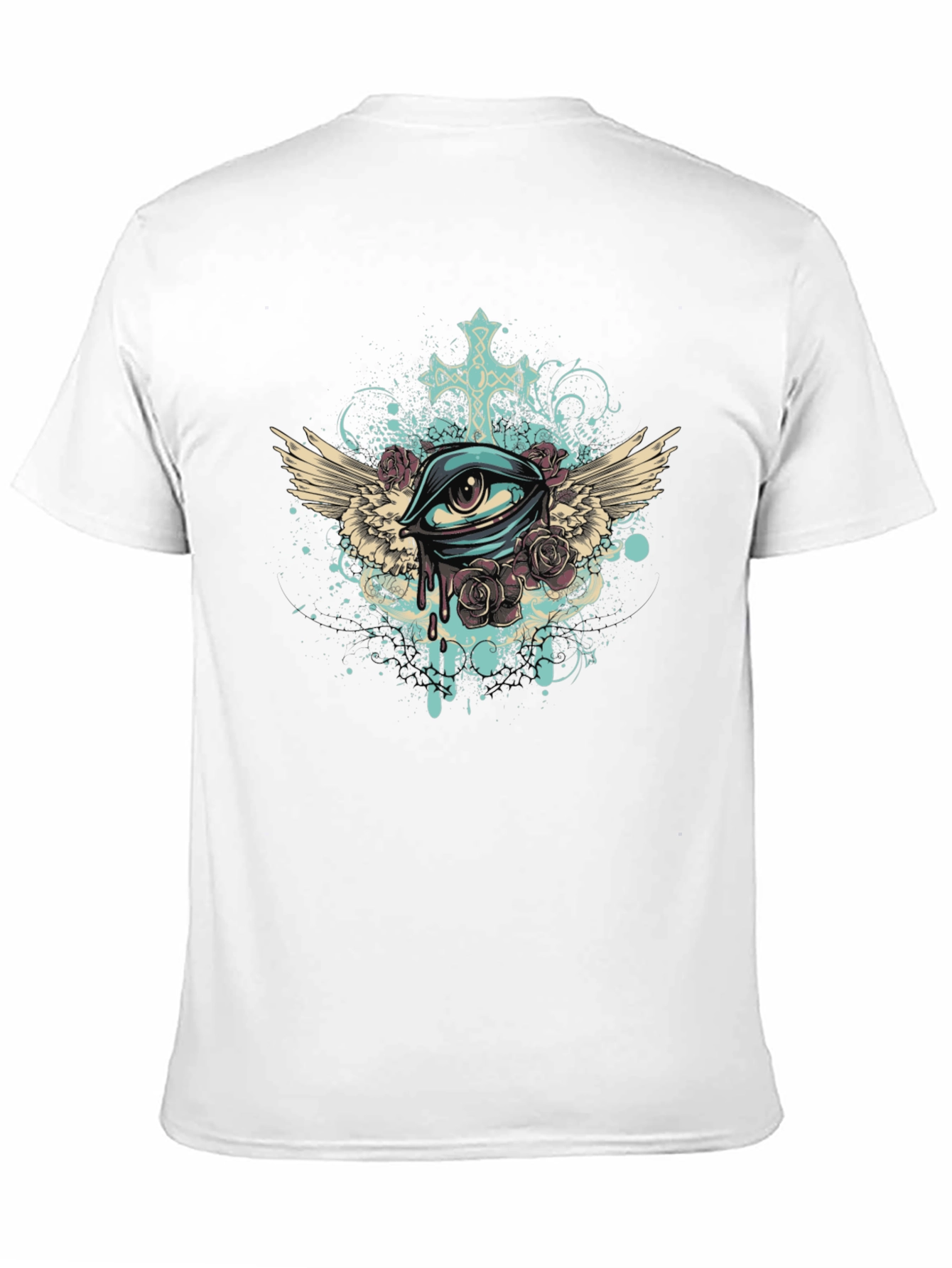 Eye with Wings Graphic Tee - Unique Print