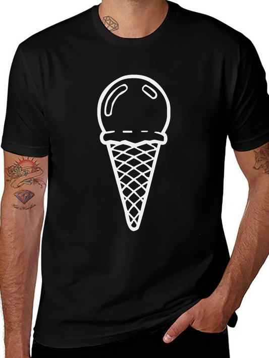 Ice Cream Cone Graphic T-Shirt