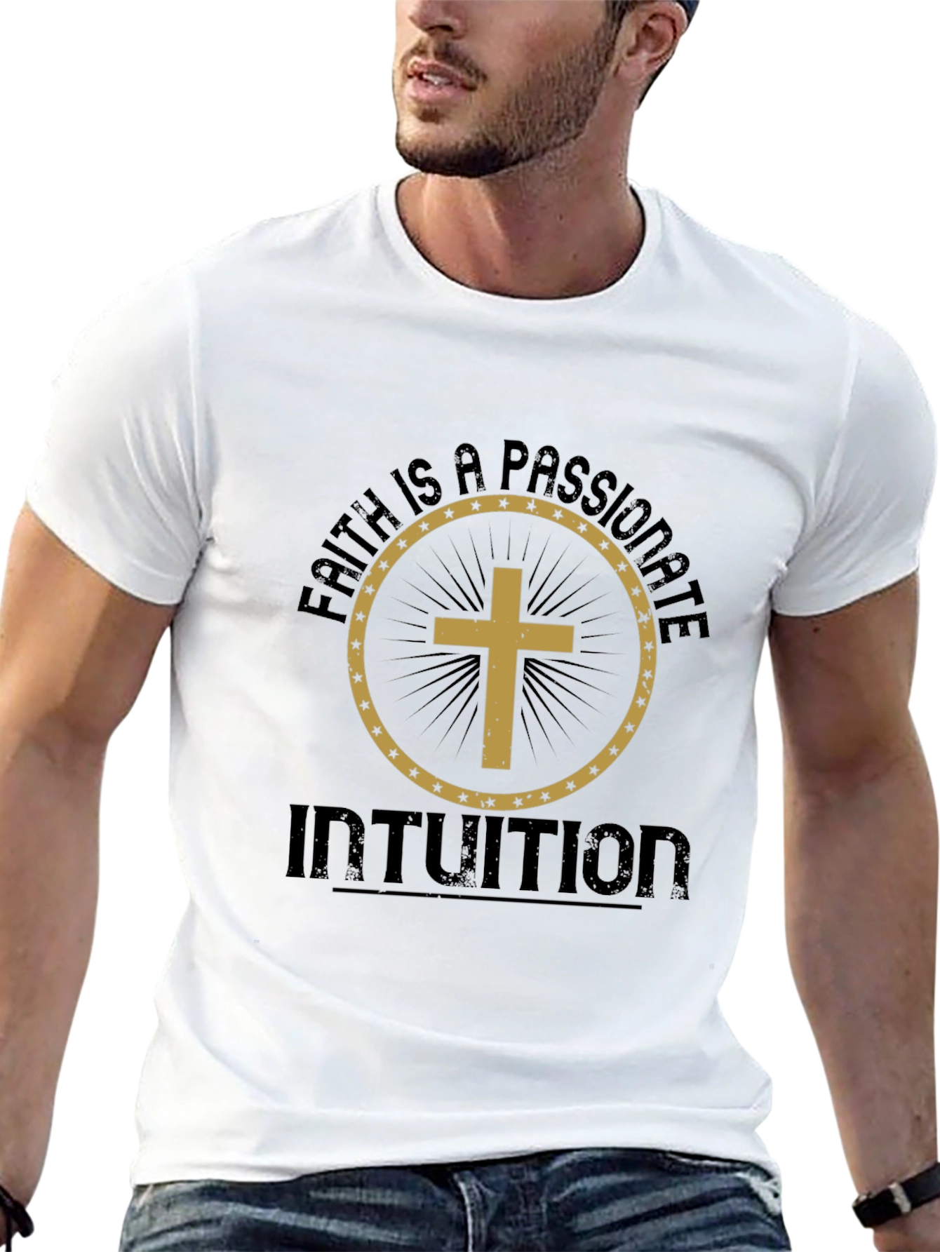 Faith Intuition Graphic Tee - Passionate Belief Shirt