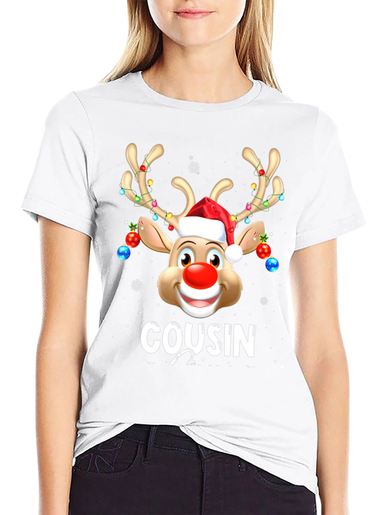 Reindeer Cousin Christmas T-Shirt