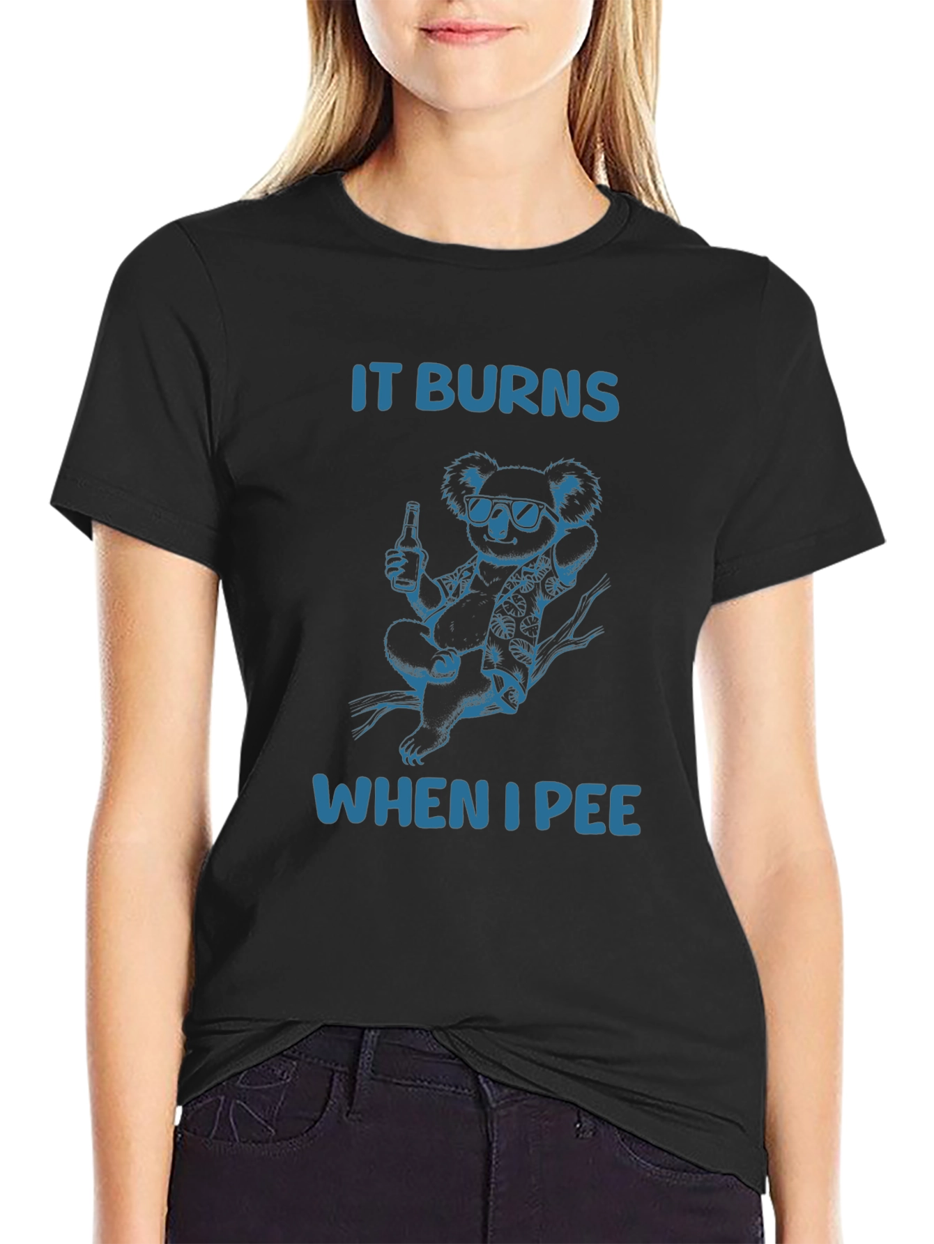 Humorous Koala Graphic Tee