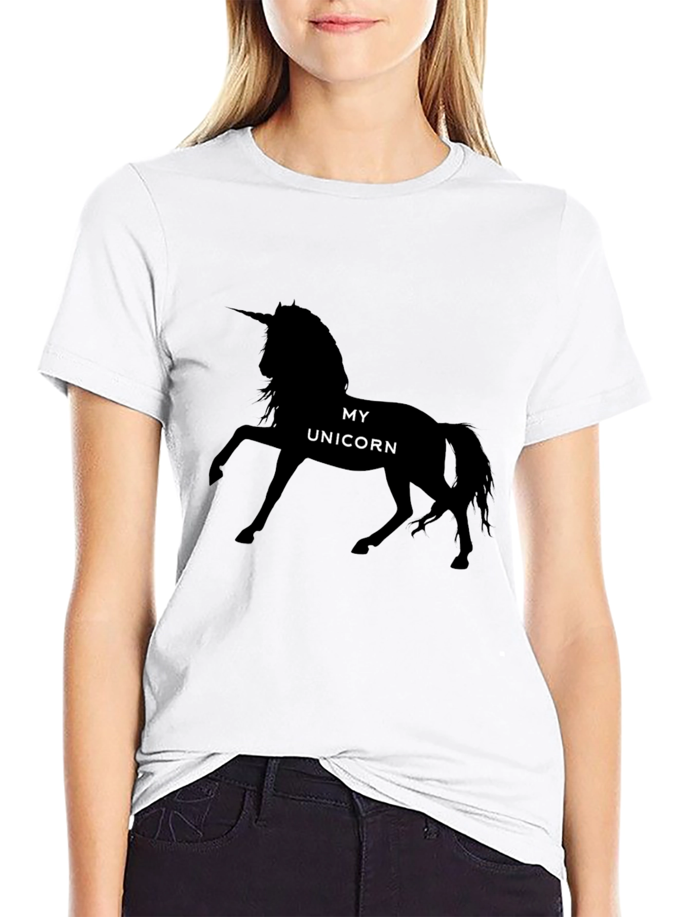 My Unicorn Black T-Shirt