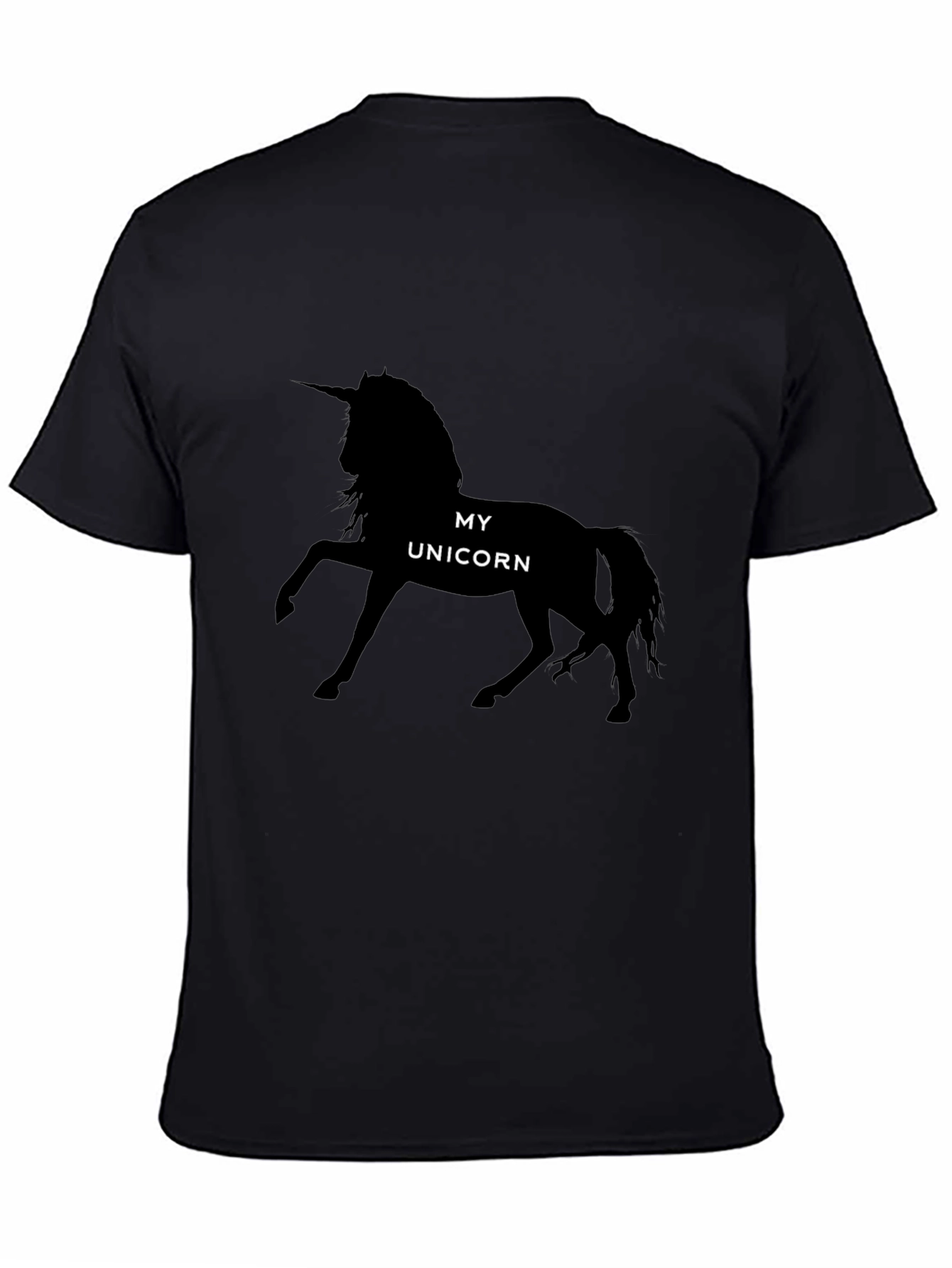 My Unicorn Black T-Shirt