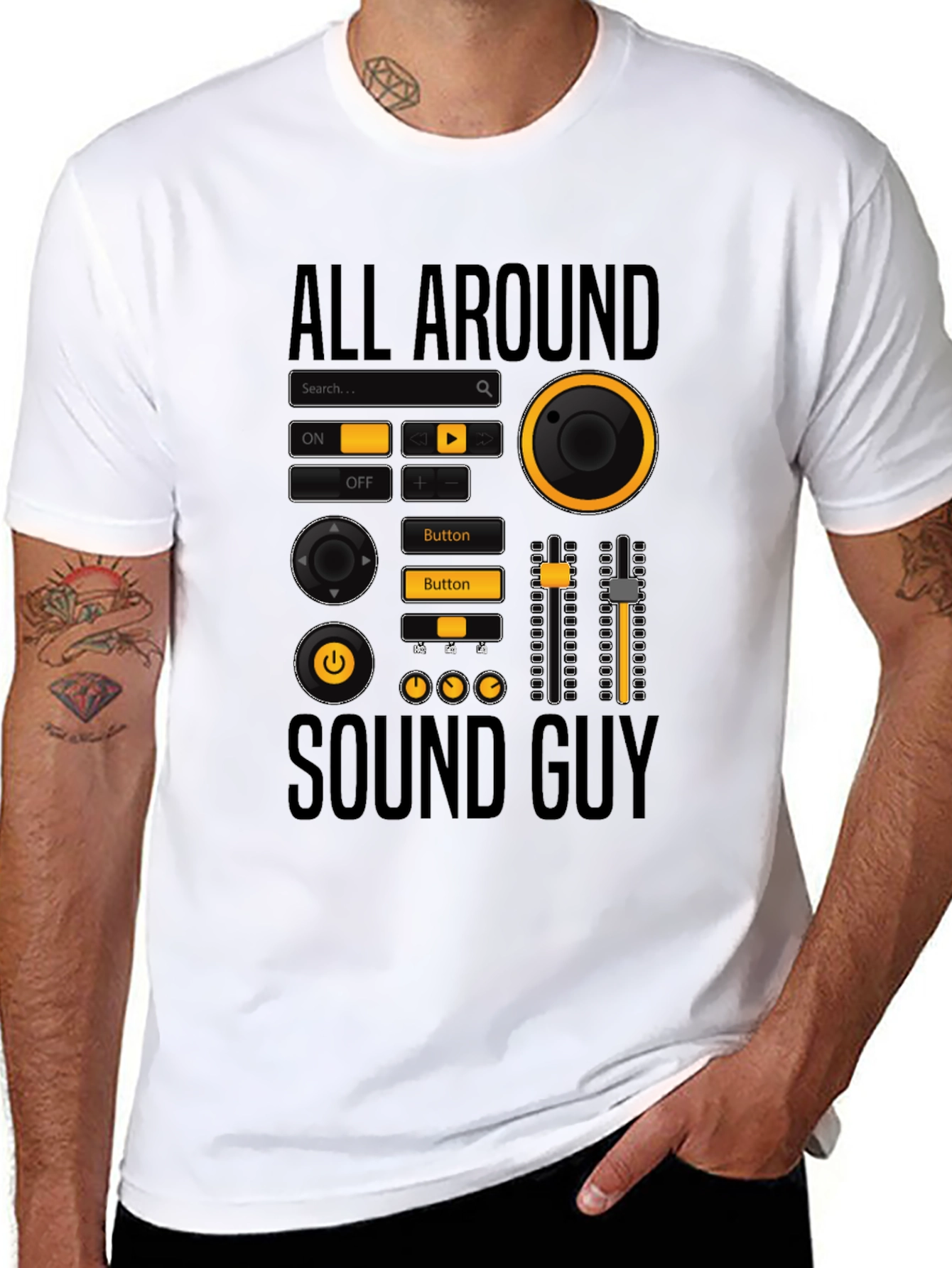 All Around Sound Guy Graphic T-Shirt