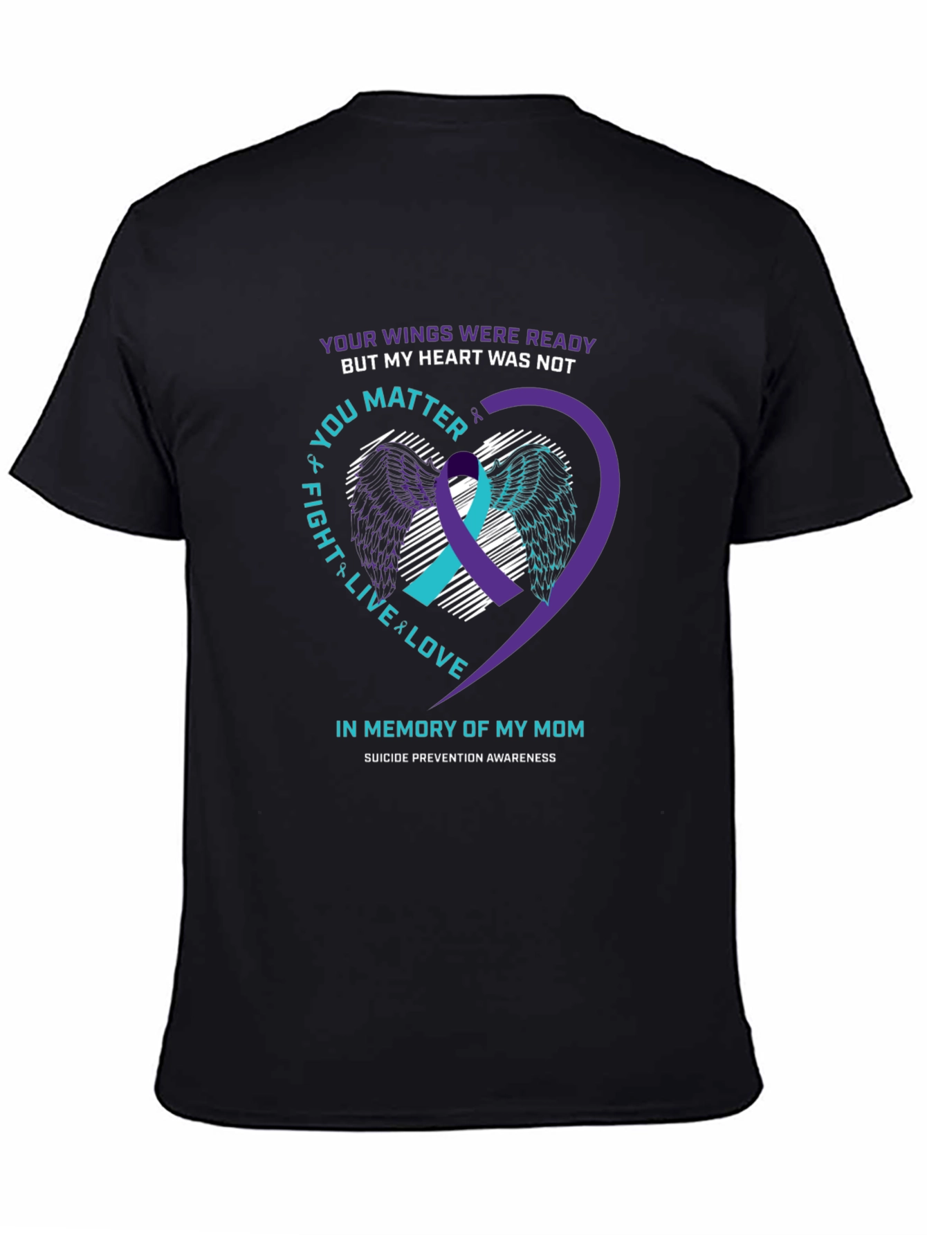 In Memory of My Mom Suicide Awareness T-Shirt