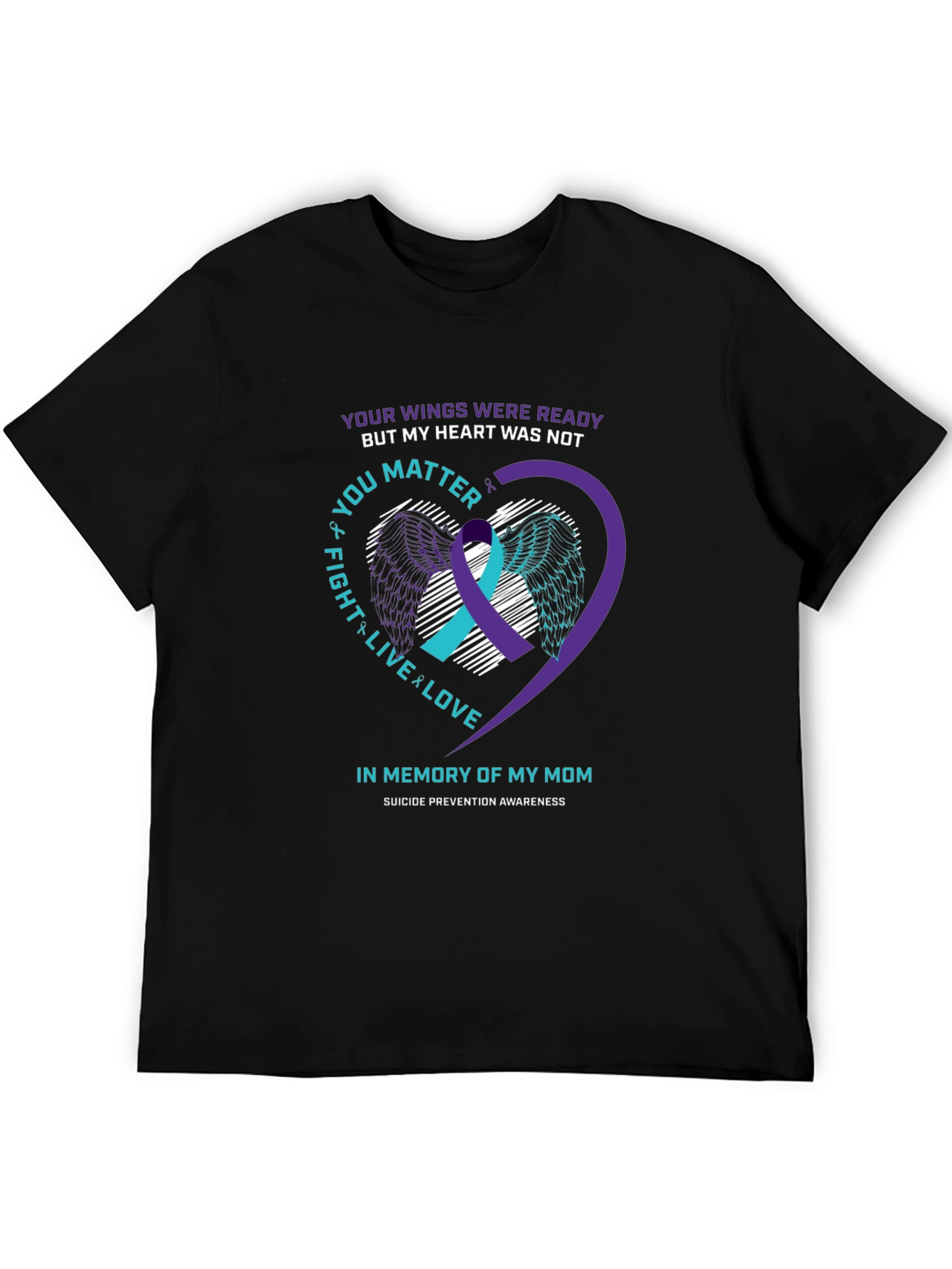 In Memory of My Mom Suicide Awareness T-Shirt